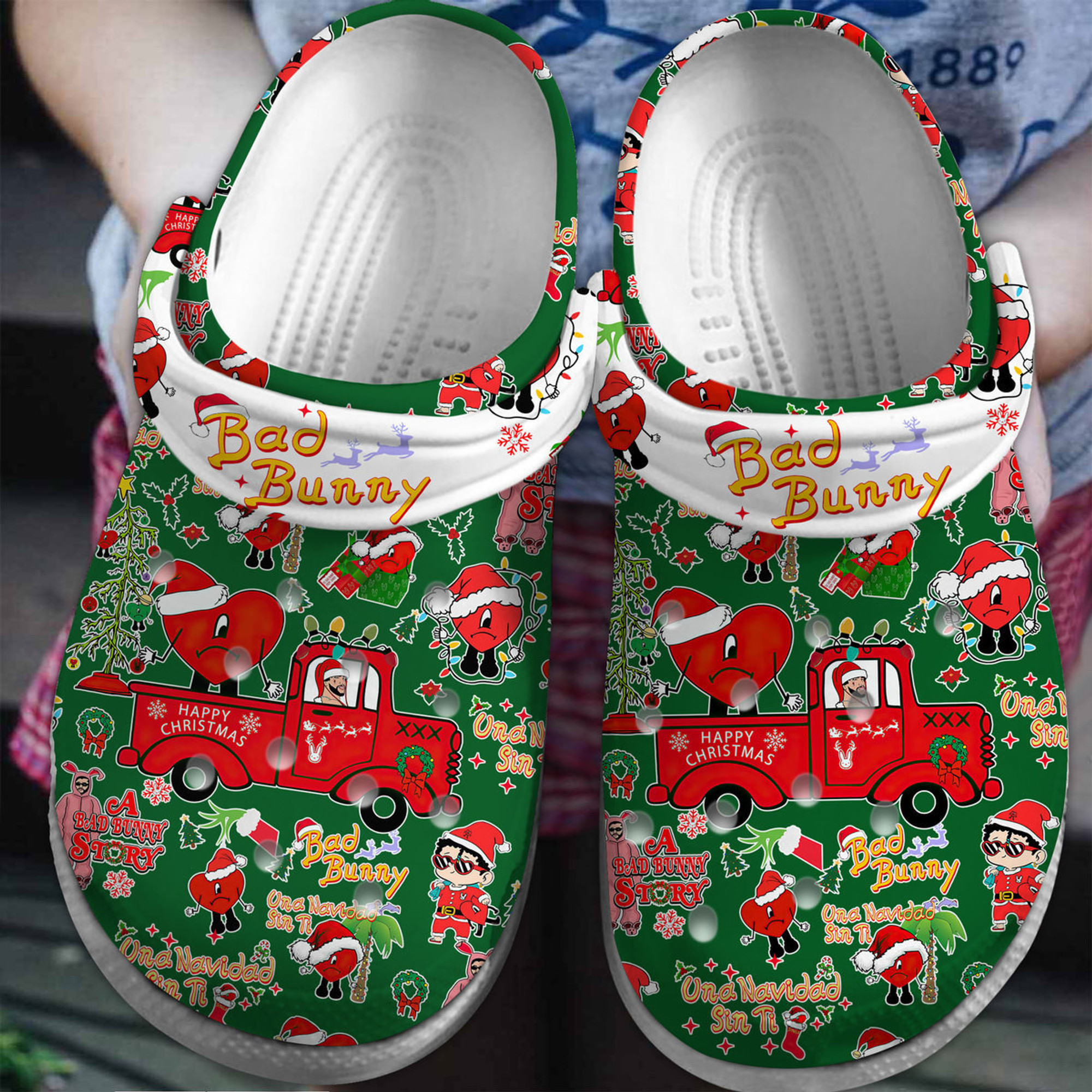 Bad Bunny Music Crocs Crocband Clogs Comfortable For Men Women