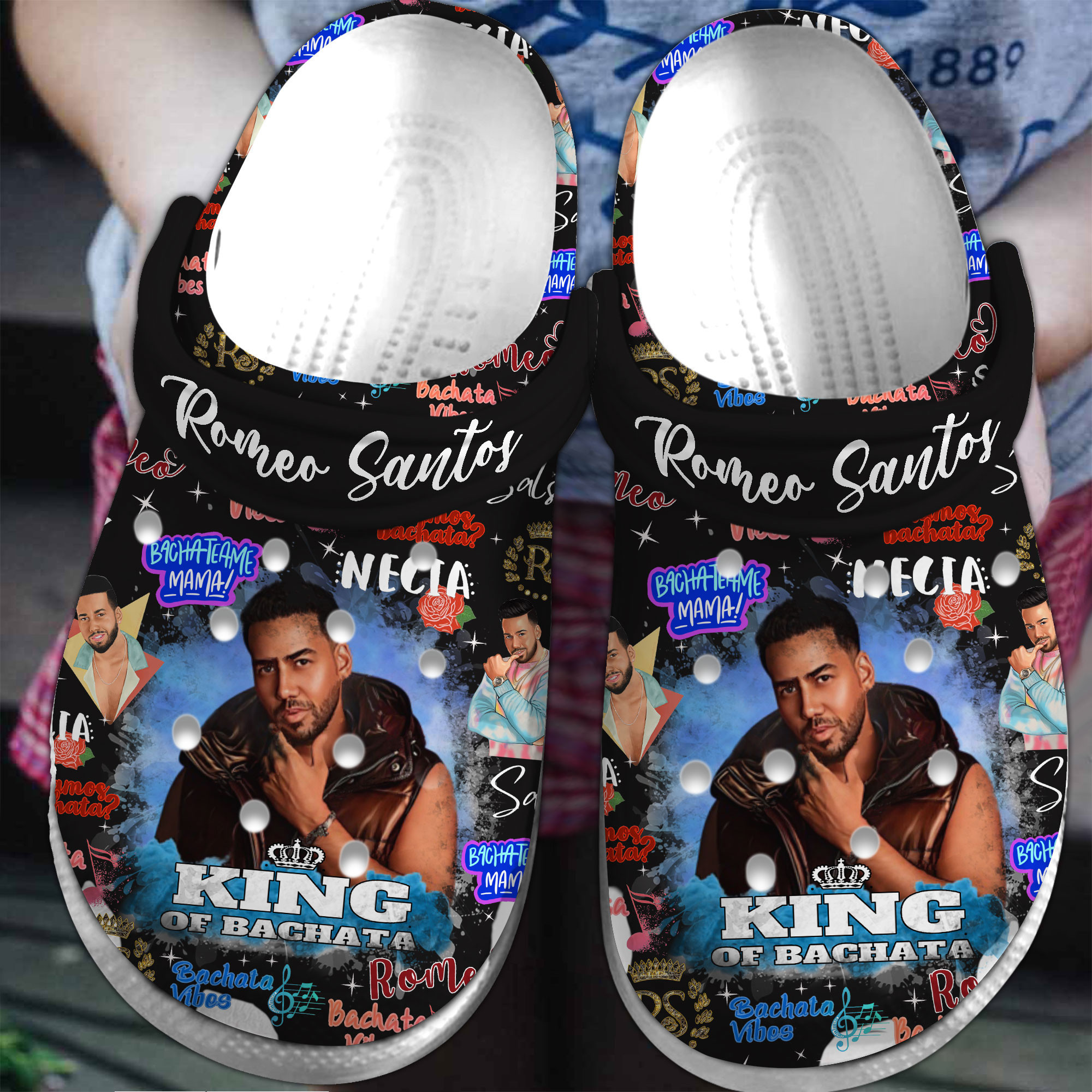 Romeo Santos Music Crocs Crocband Clogs Comfortable For Men Women