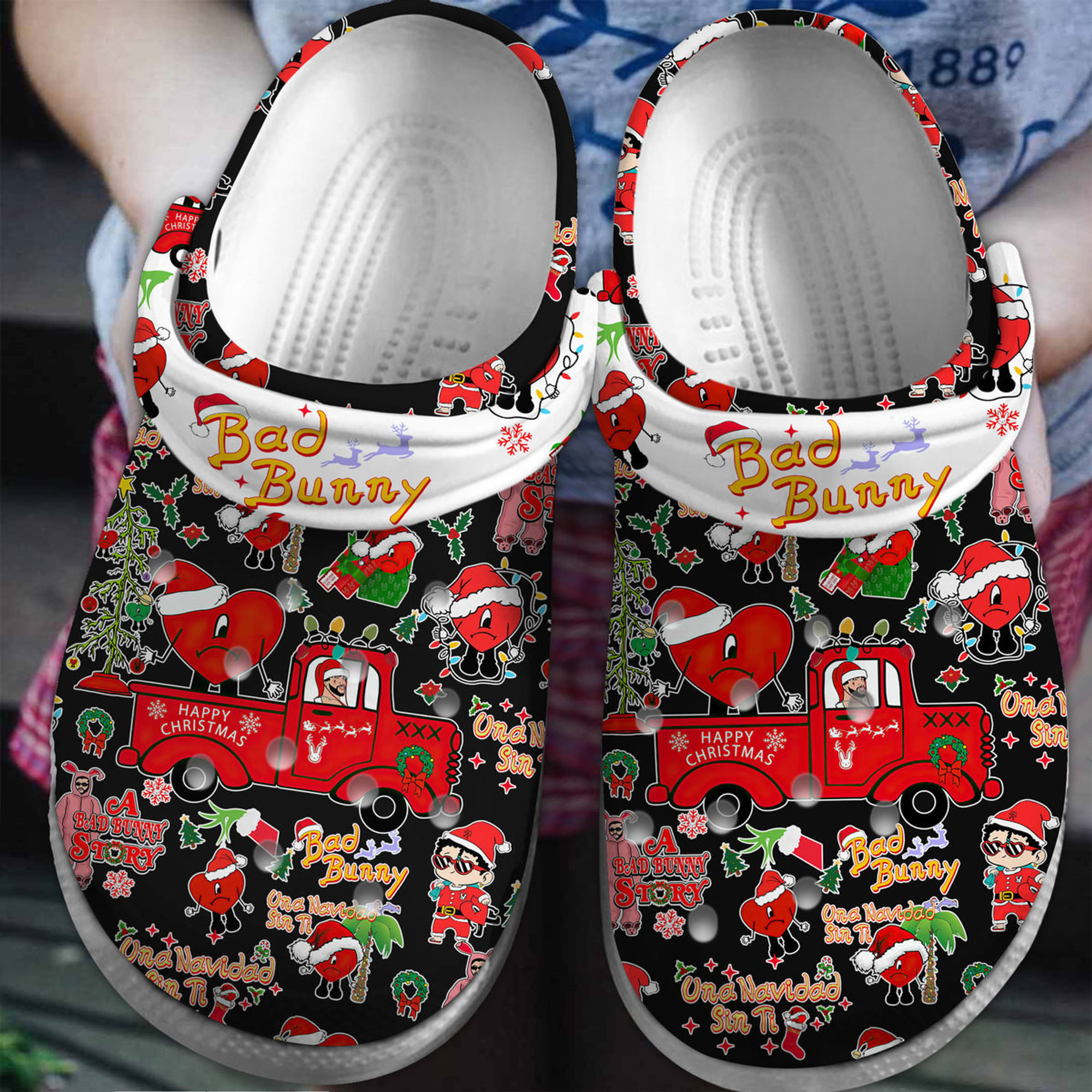 Bad Bunny Music Crocs Crocband Clogs Comfortable For Men Women