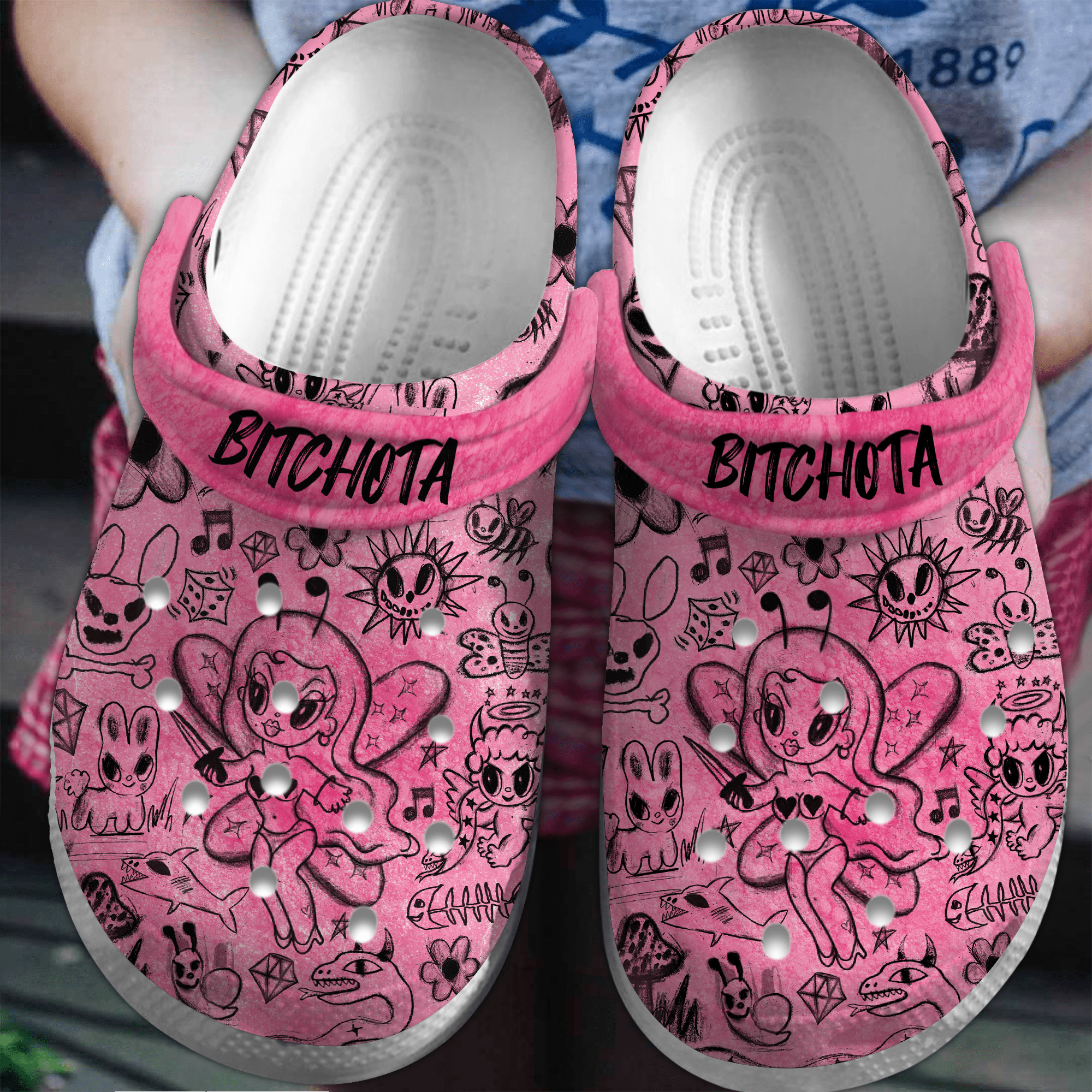 Karol G Music Crocs Crocband Clogs Gift For Mom Dad Family
