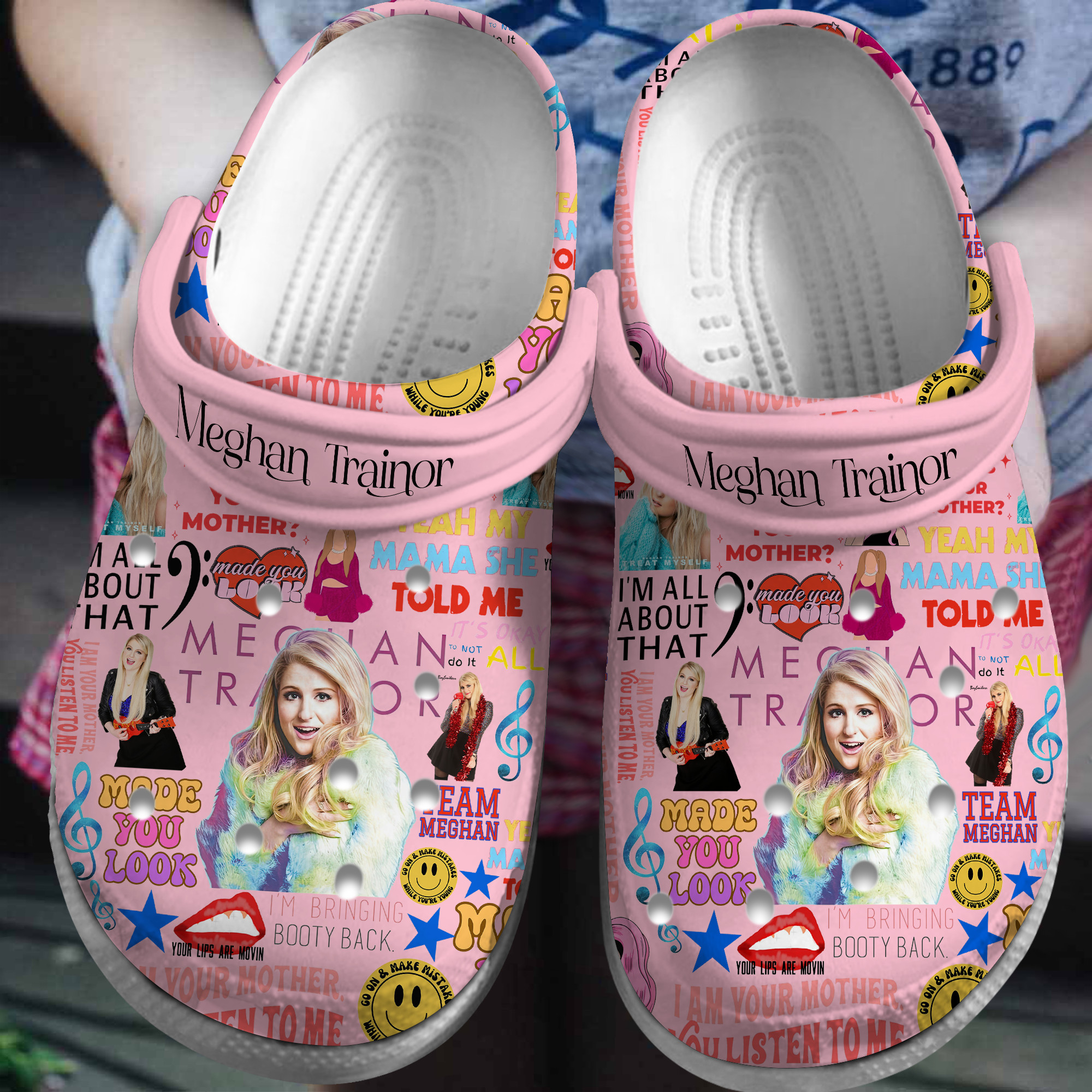 Meghan Trainor Music Crocs Crocband Clogs Gift For Mom Dad Family