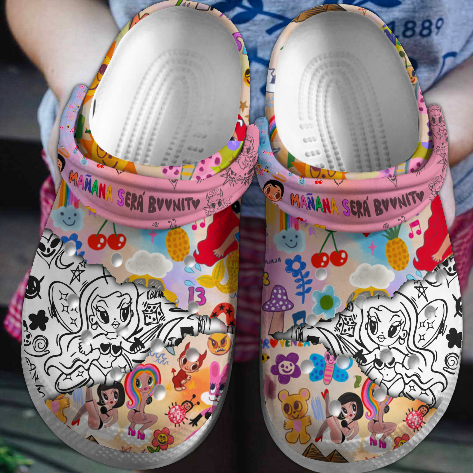 Karol G Music Crocs Crocband Clogs Shoes