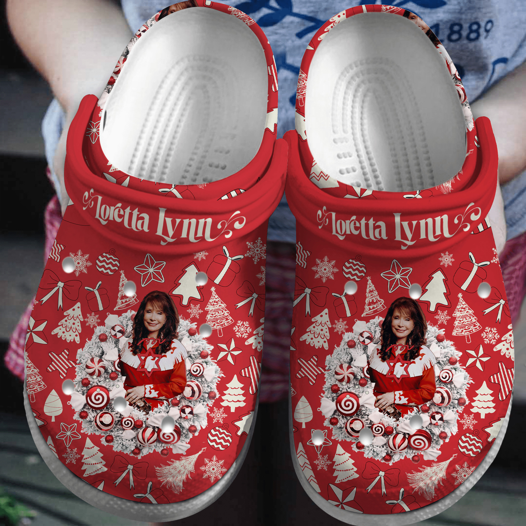 Loretta Lynn Music Crocs Crocband Clogs Gift For Mom Dad Family