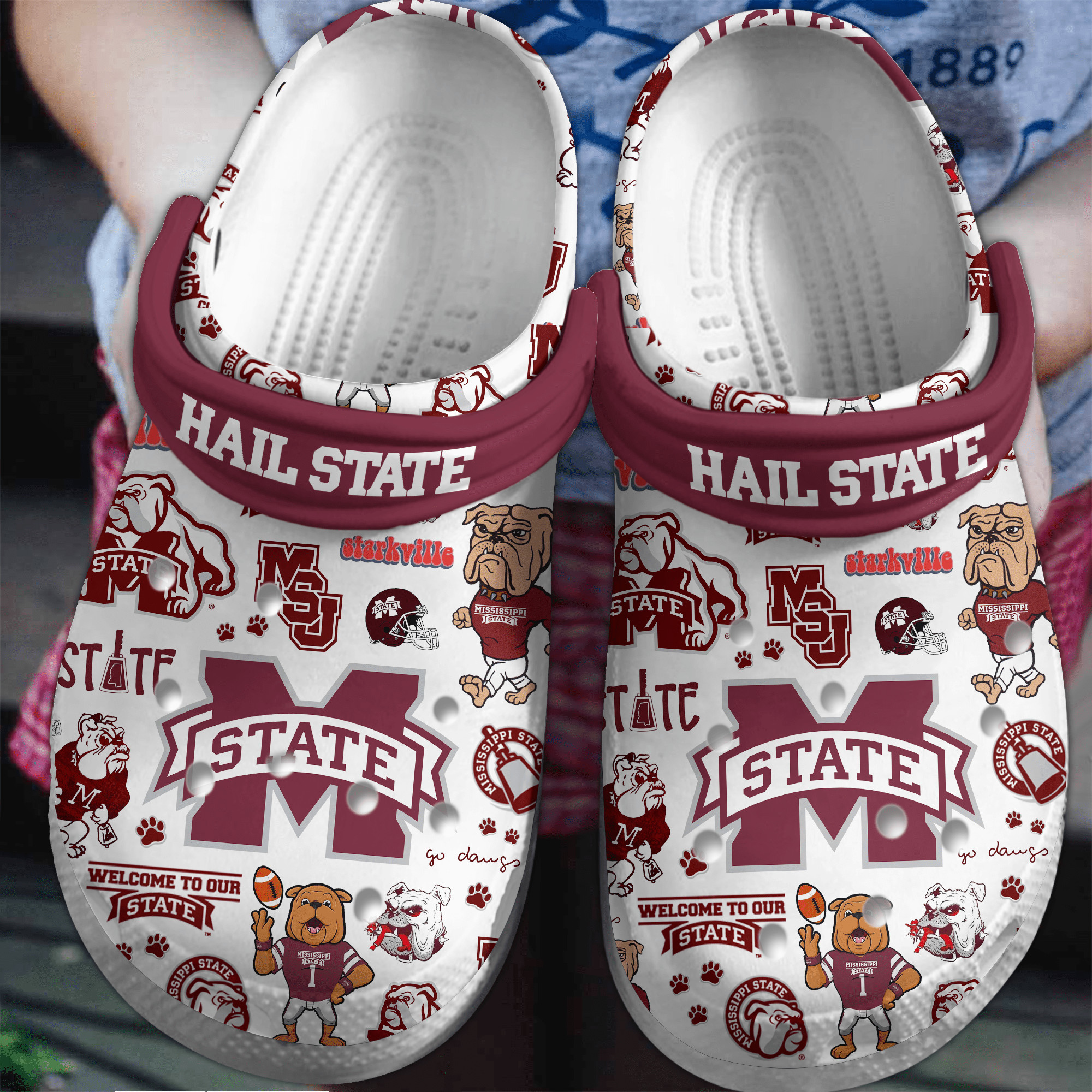 Hail State Music Crocs Crocband Clogs Gift For Mom Dad Family