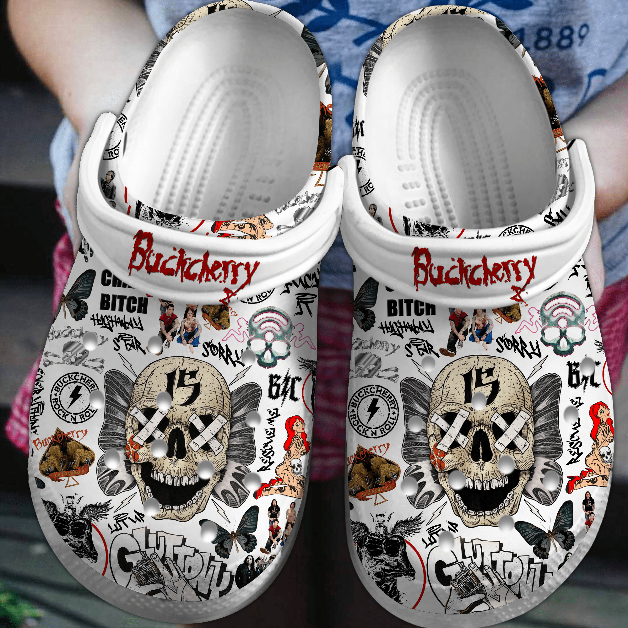 Buckcherry Music Crocs Crocband Clogs Gift For Mom Dad Family