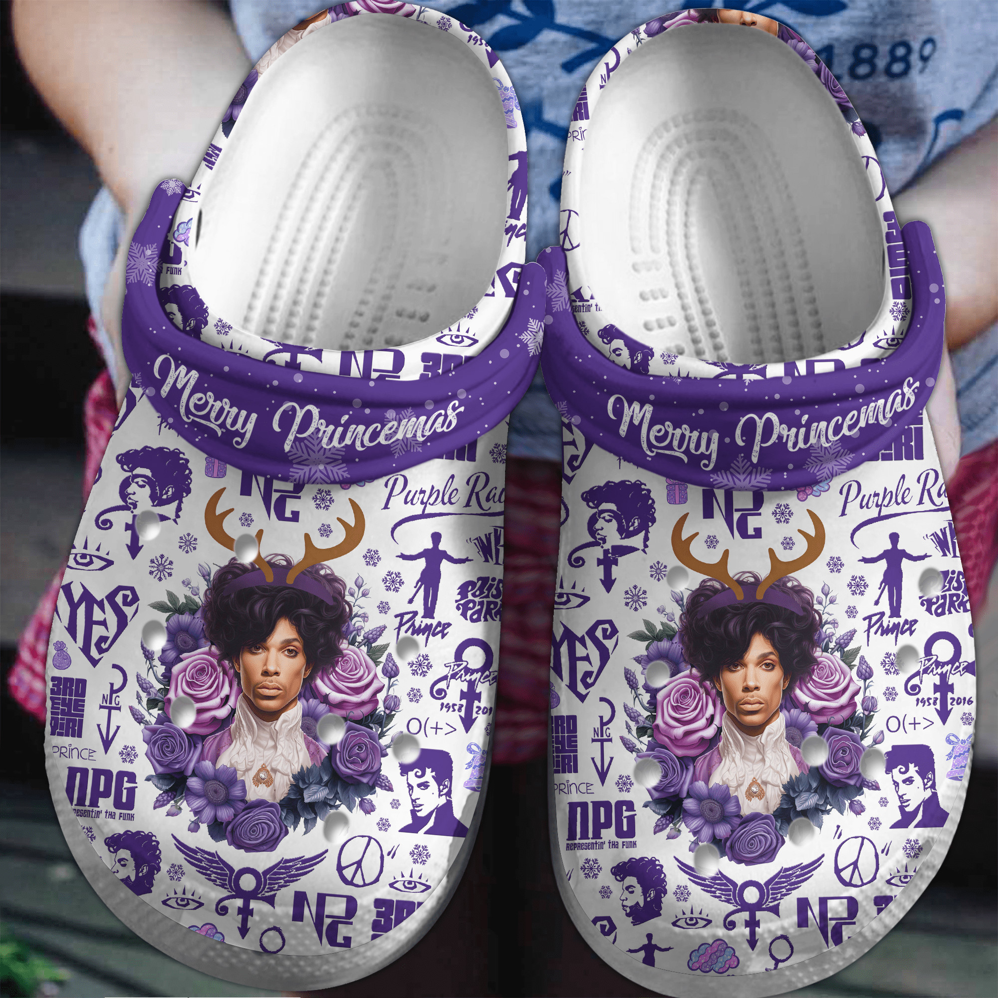 Prince Music Crocs Crocband Clogs Gift For Mom Dad Family