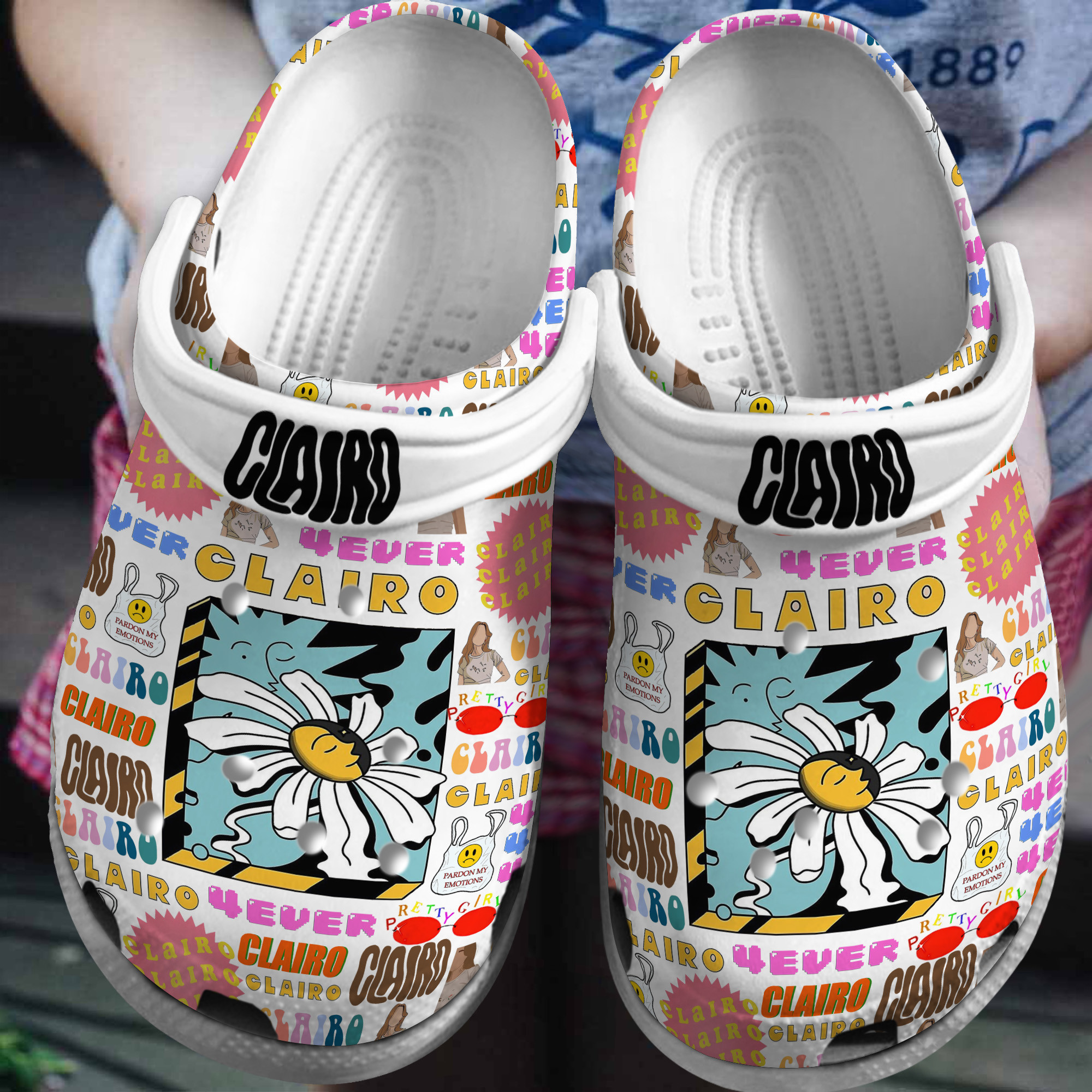 Clairo Music Crocs Crocband Clogs Gift For Mom Dad Family