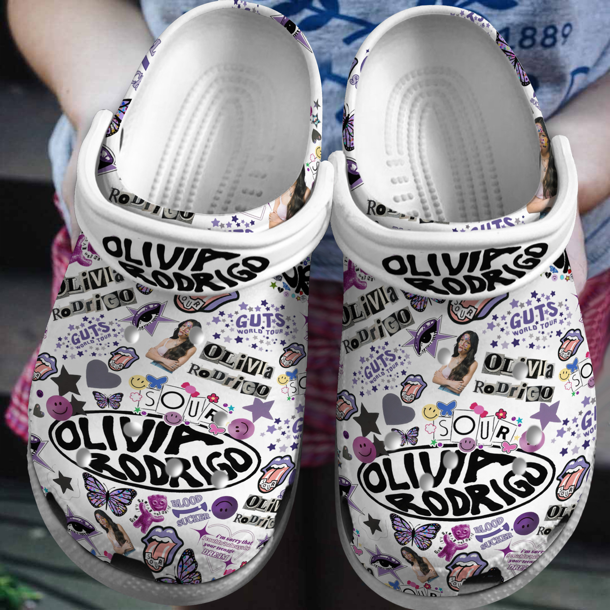 Olivia Rodrigo Music Crocs Crocband Clogs Gift For Mom Dad Family