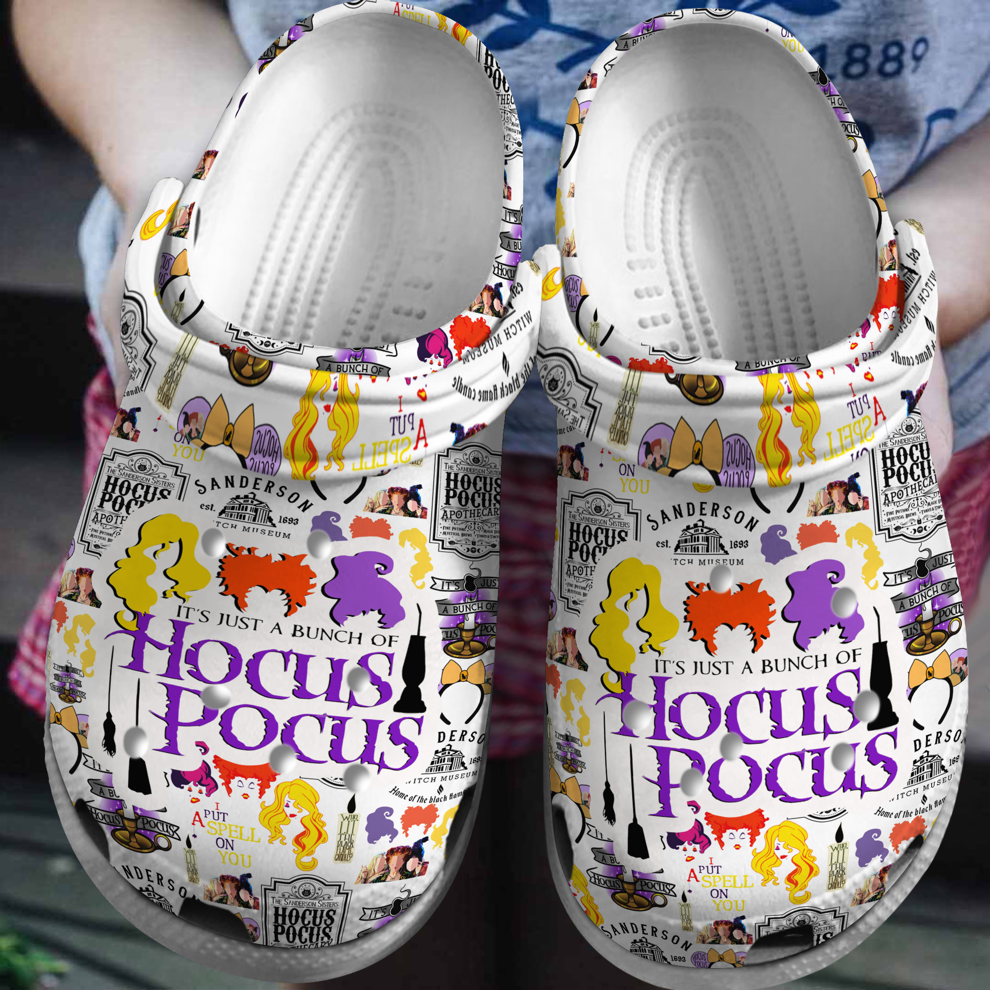 Hocus Pocus Music Crocs Crocband Clogs Gift For Mom Dad Family