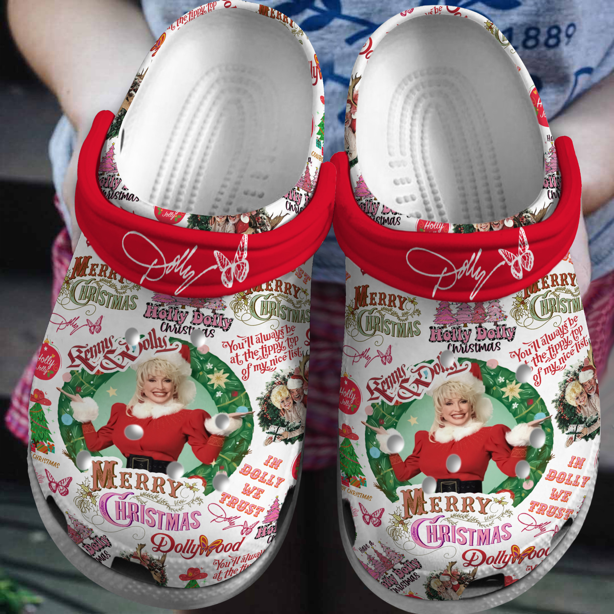 Dolly Parton Music Crocs Crocband Clogs Gift For Mom Dad Family
