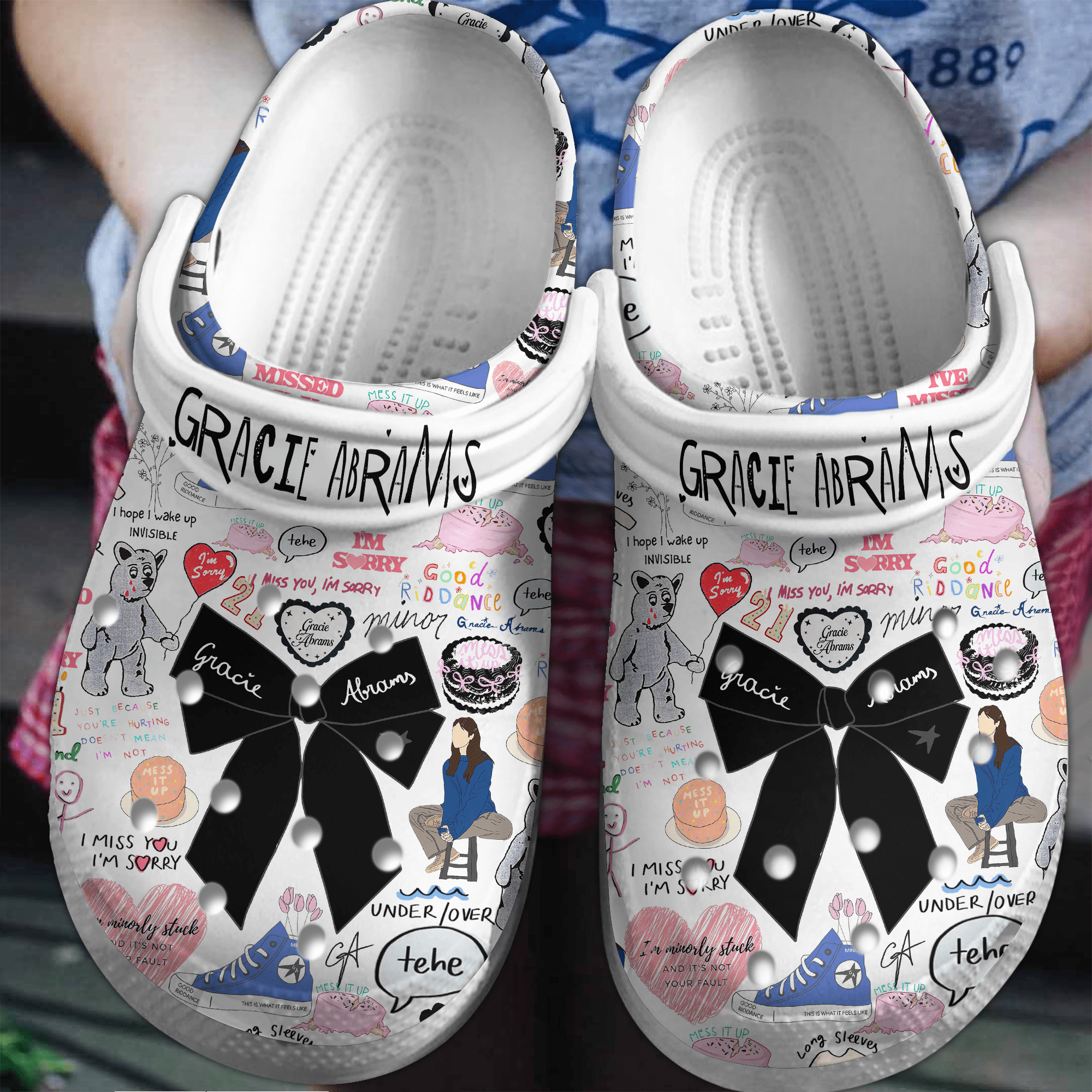 Gracie Abrams Music Crocs Crocband Clogs Gift For Mom Dad Family