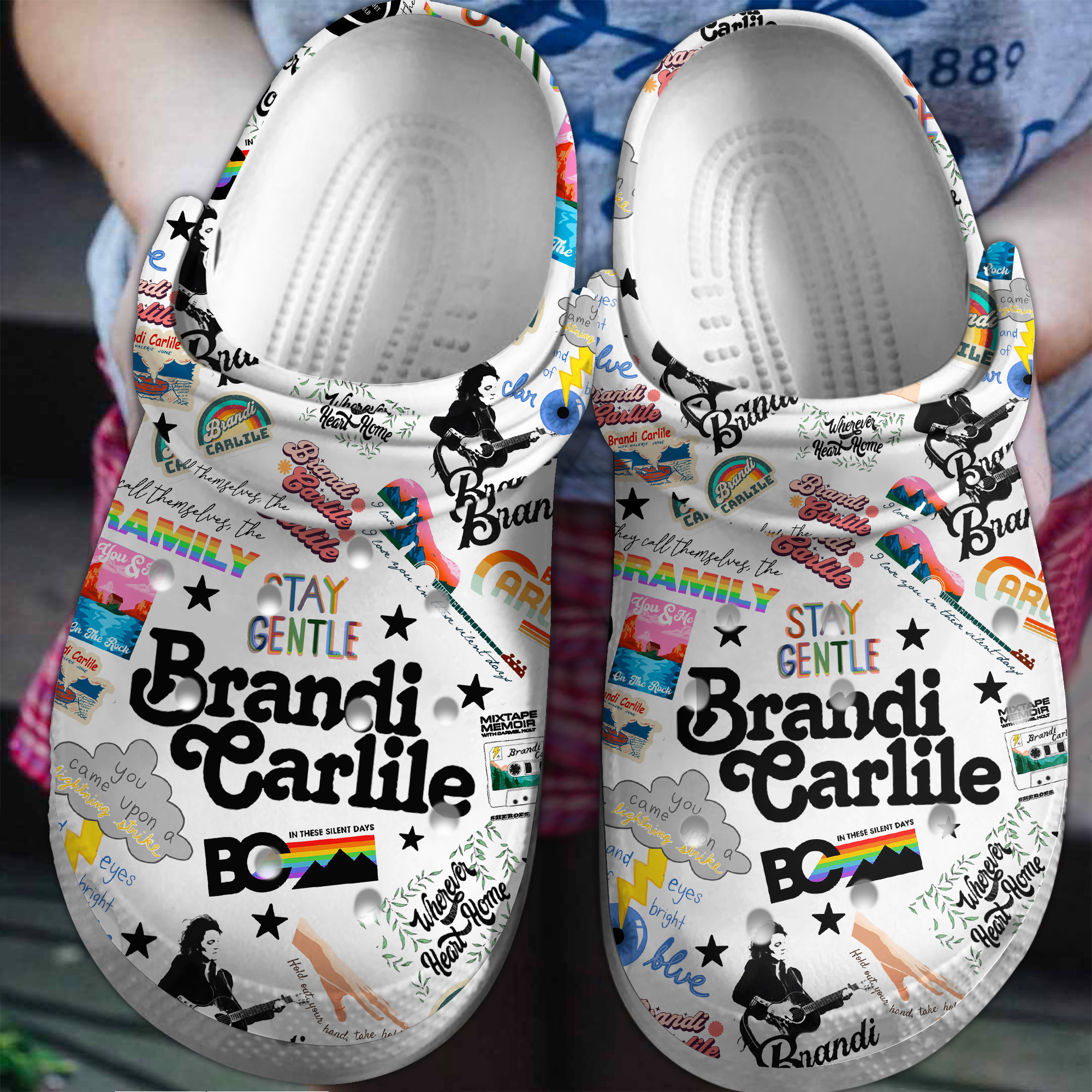 Brandi Carlile Music Crocs Crocband Clogs Shoes