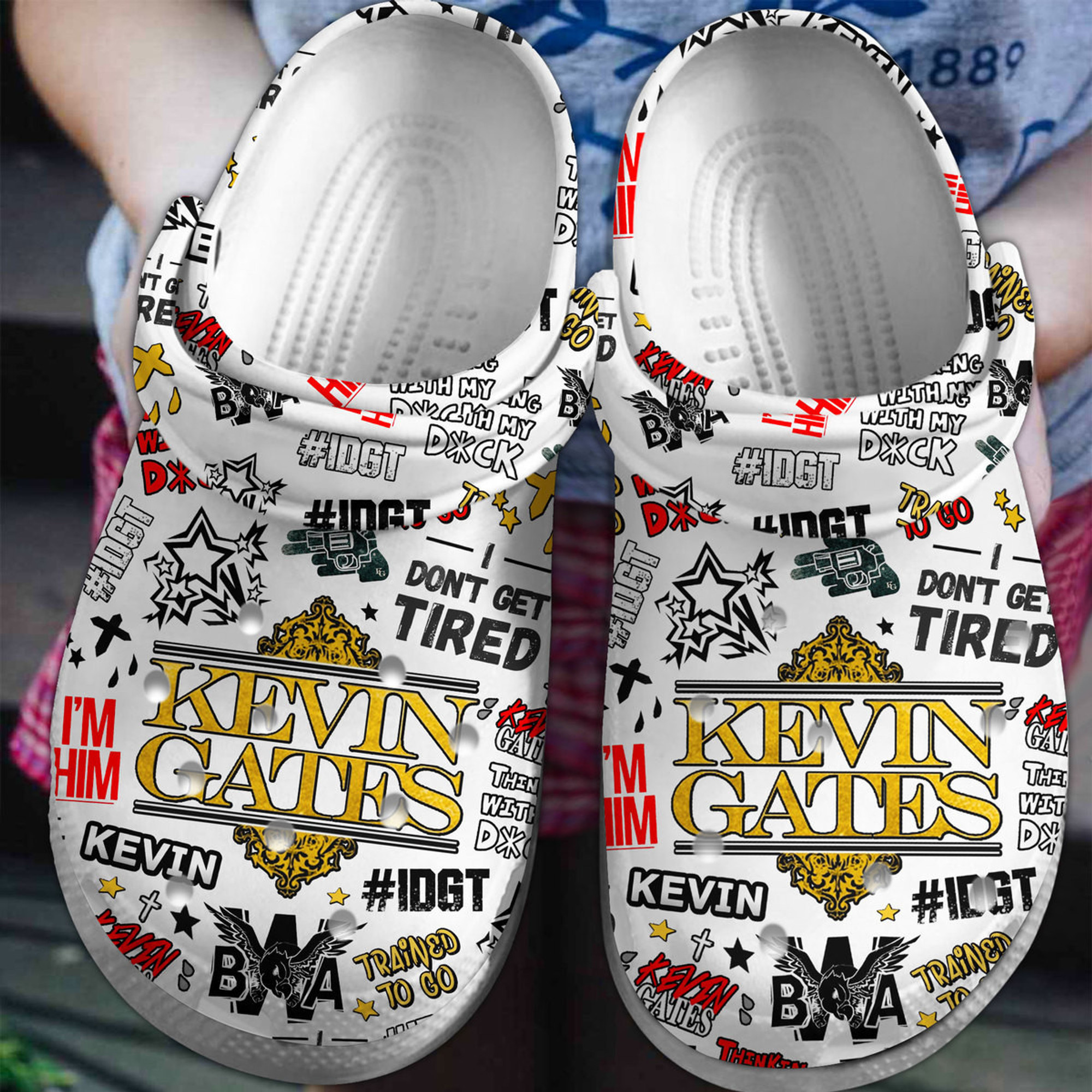 Kevin Gates Music Crocs Crocband Clogs Gift For Mom Dad Family
