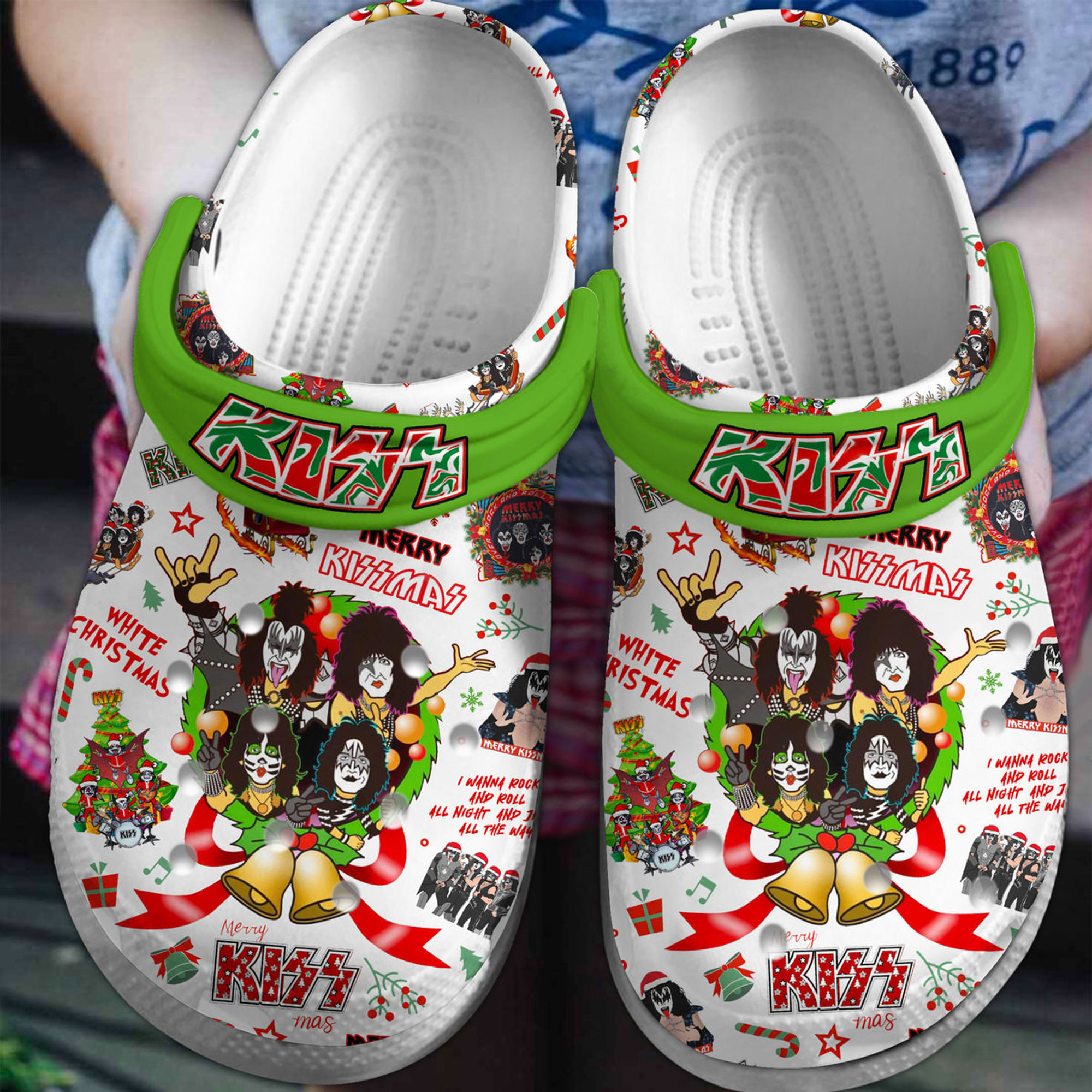 Kizz Music Crocs Crocband Clogs Gift For Mom Dad Family