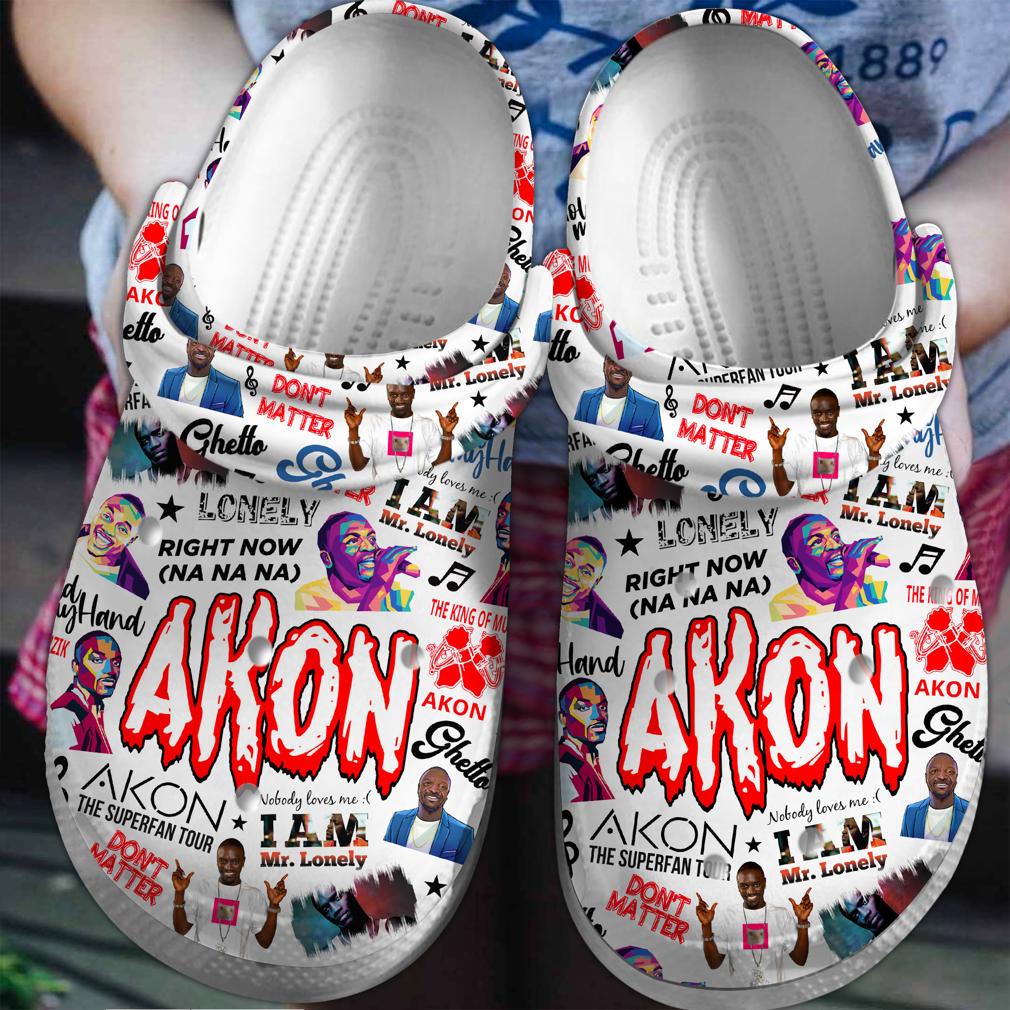 Akon Music Crocs Crocband Clogs Gift For Mom Dad Family
