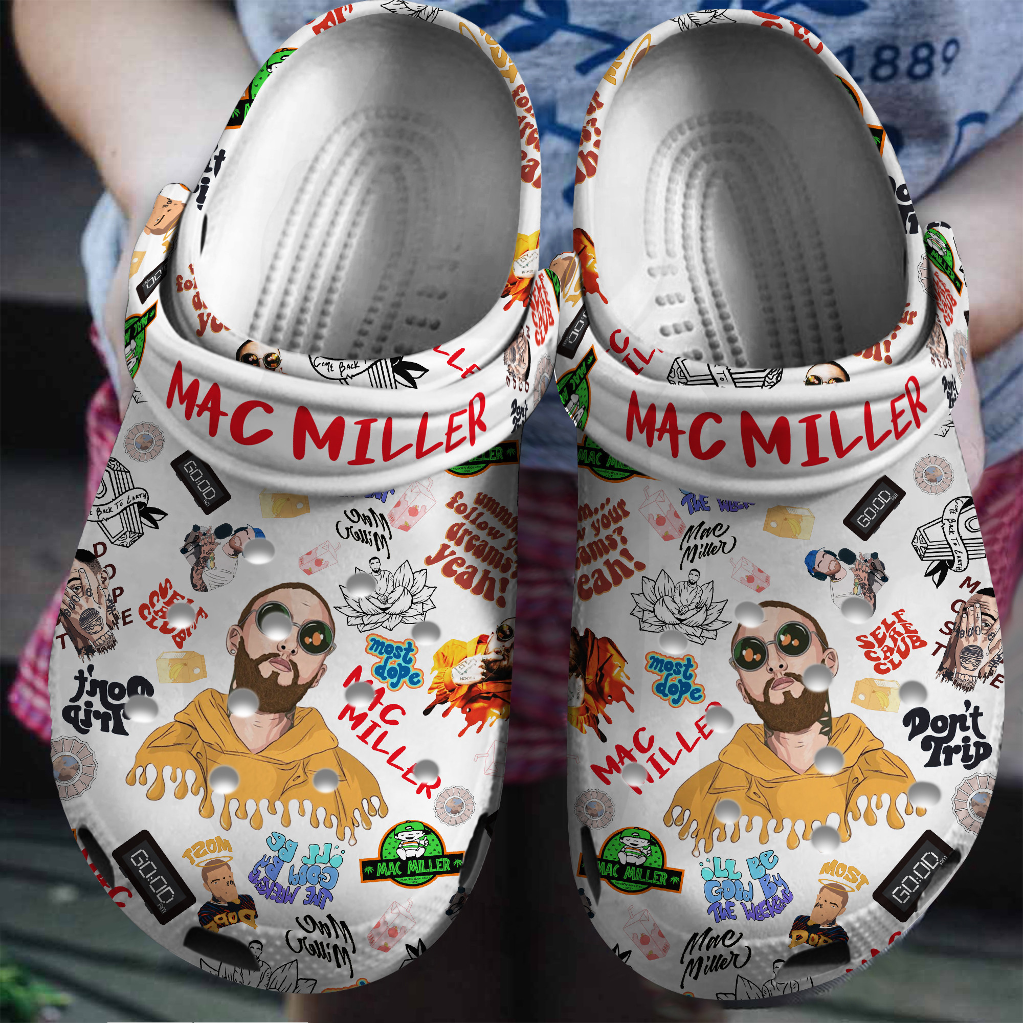 Mac Miller Music Crocs Crocband Clogs Shoes