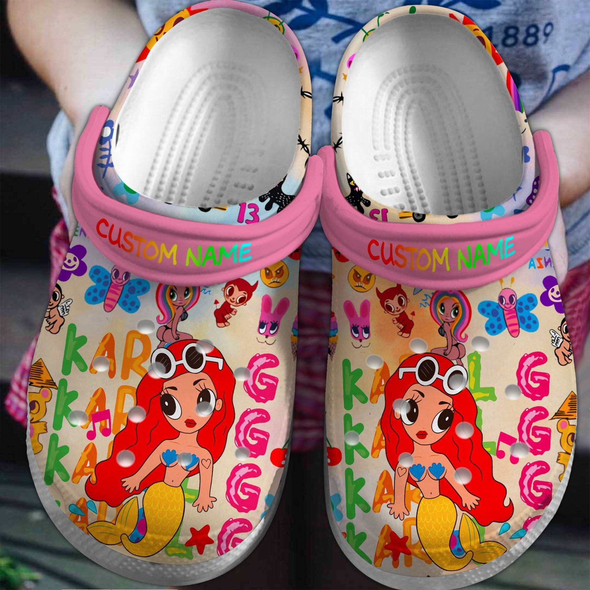 Karol G Music Crocs Crocband Clogs Shoes