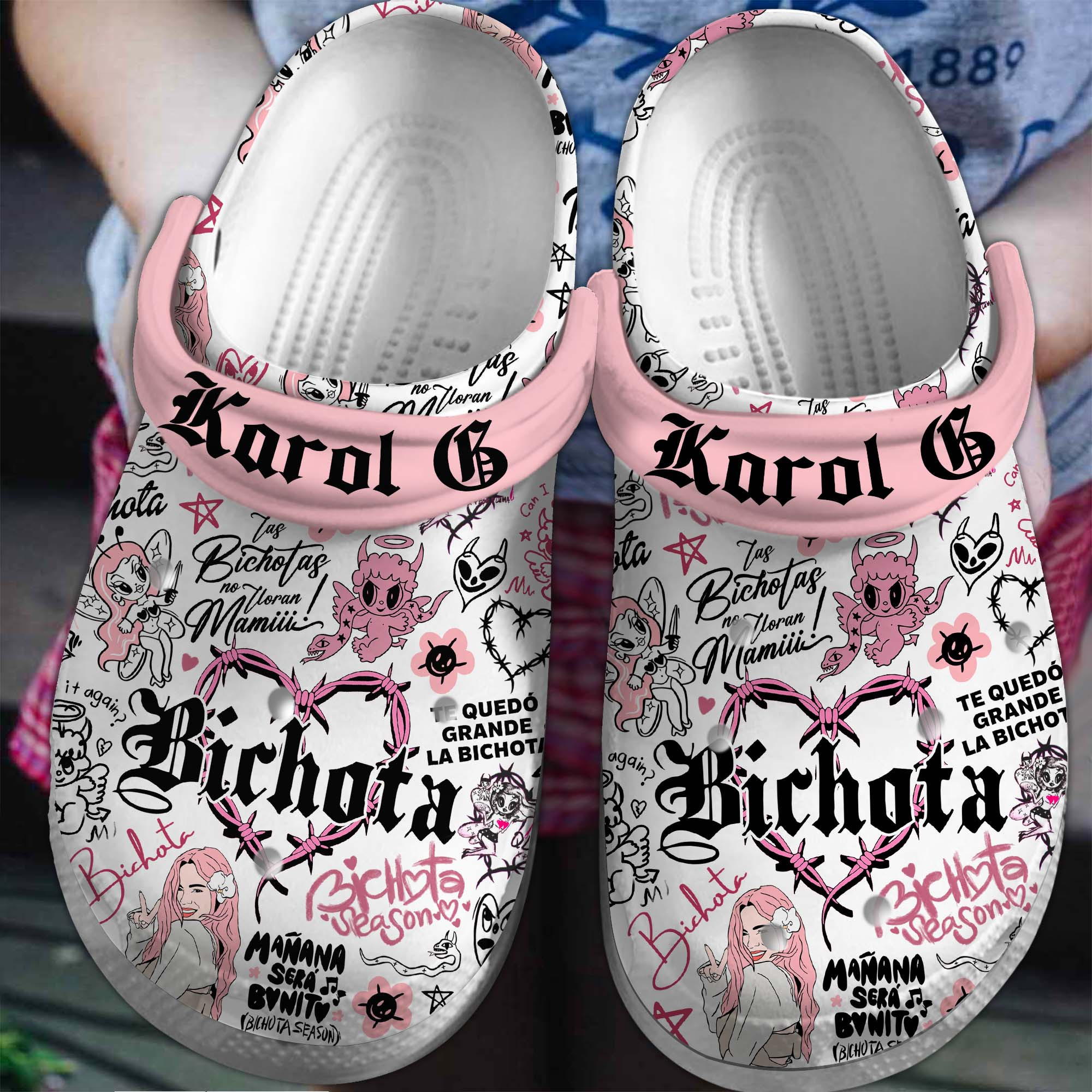 Karol G Music Crocs Crocband Clogs Shoes