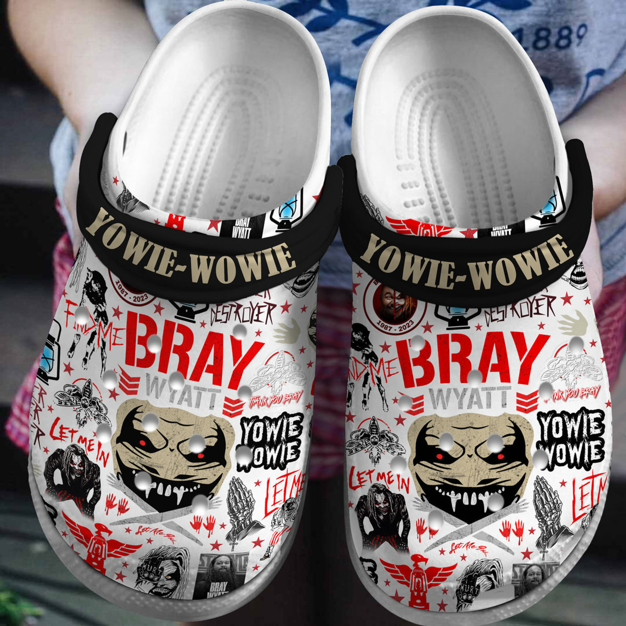 Bray Wyatt 3D Crocs Crocband Clogs Shoes