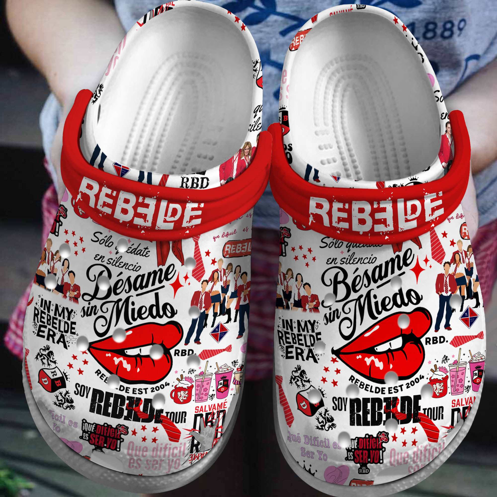 Rbd 3D Crocs Crocband Clogs Shoes