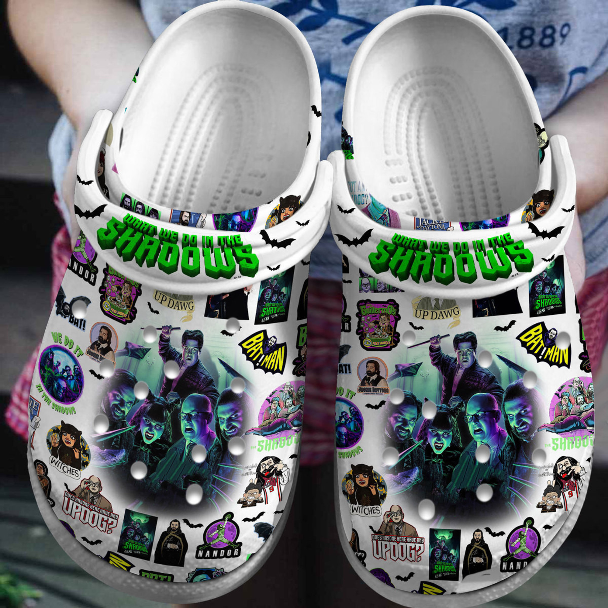 The Shadows 3D Crocs Crocband Clogs Shoes