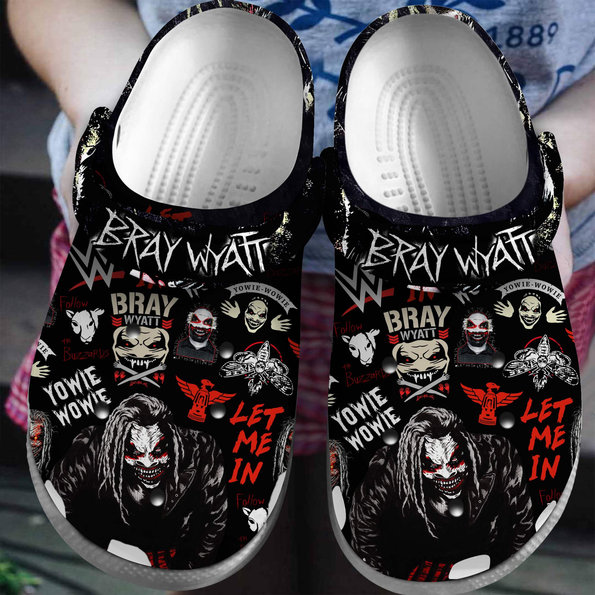 Bray Wyatt 3D Crocs Crocband Clogs Shoes