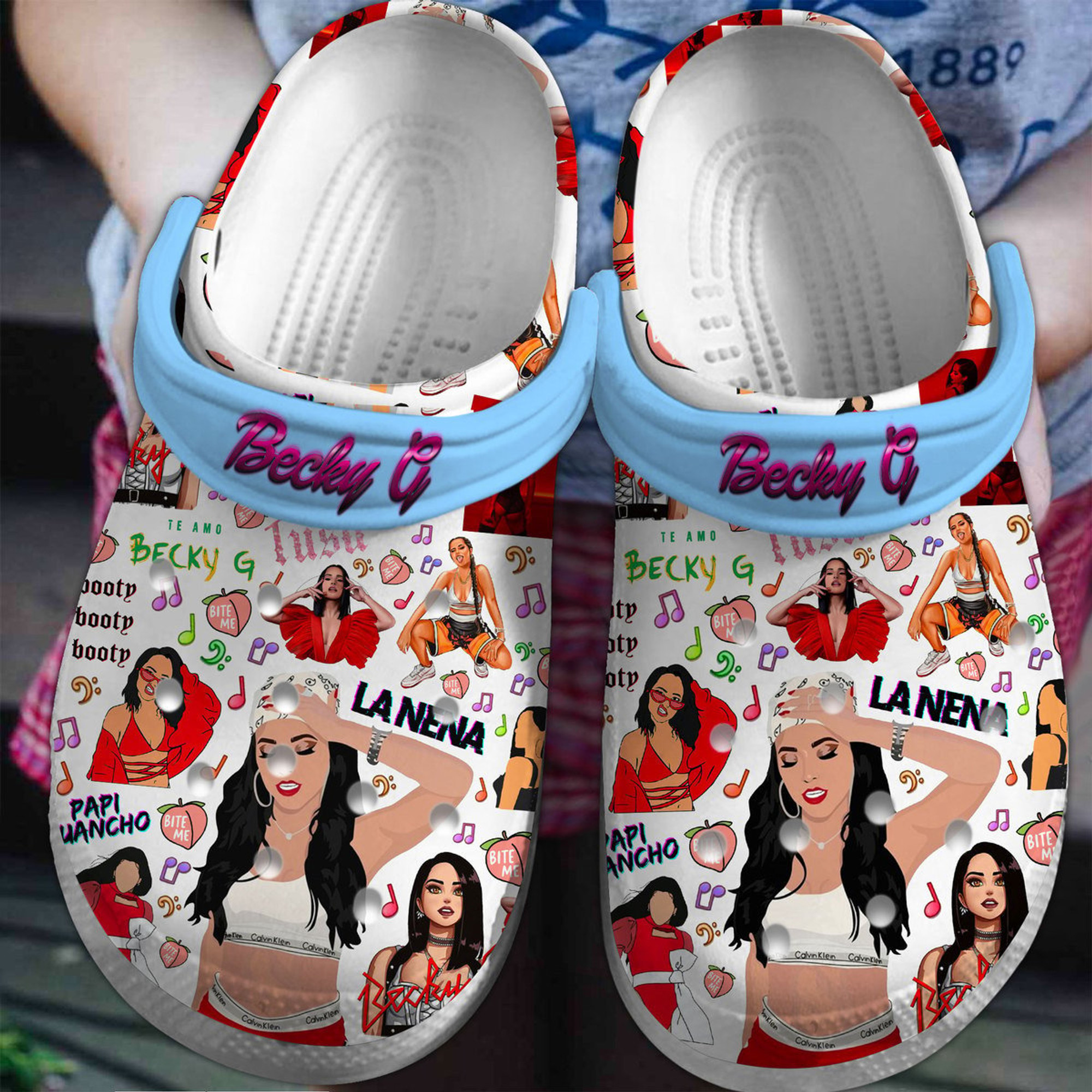 Becky G 3D Crocs Crocband Clogs Shoes