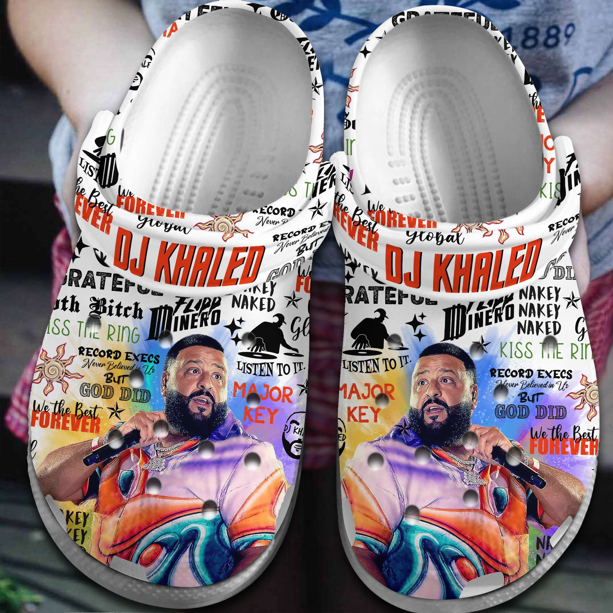 Dj Khaled Music Crocs Crocband Clogs Shoes