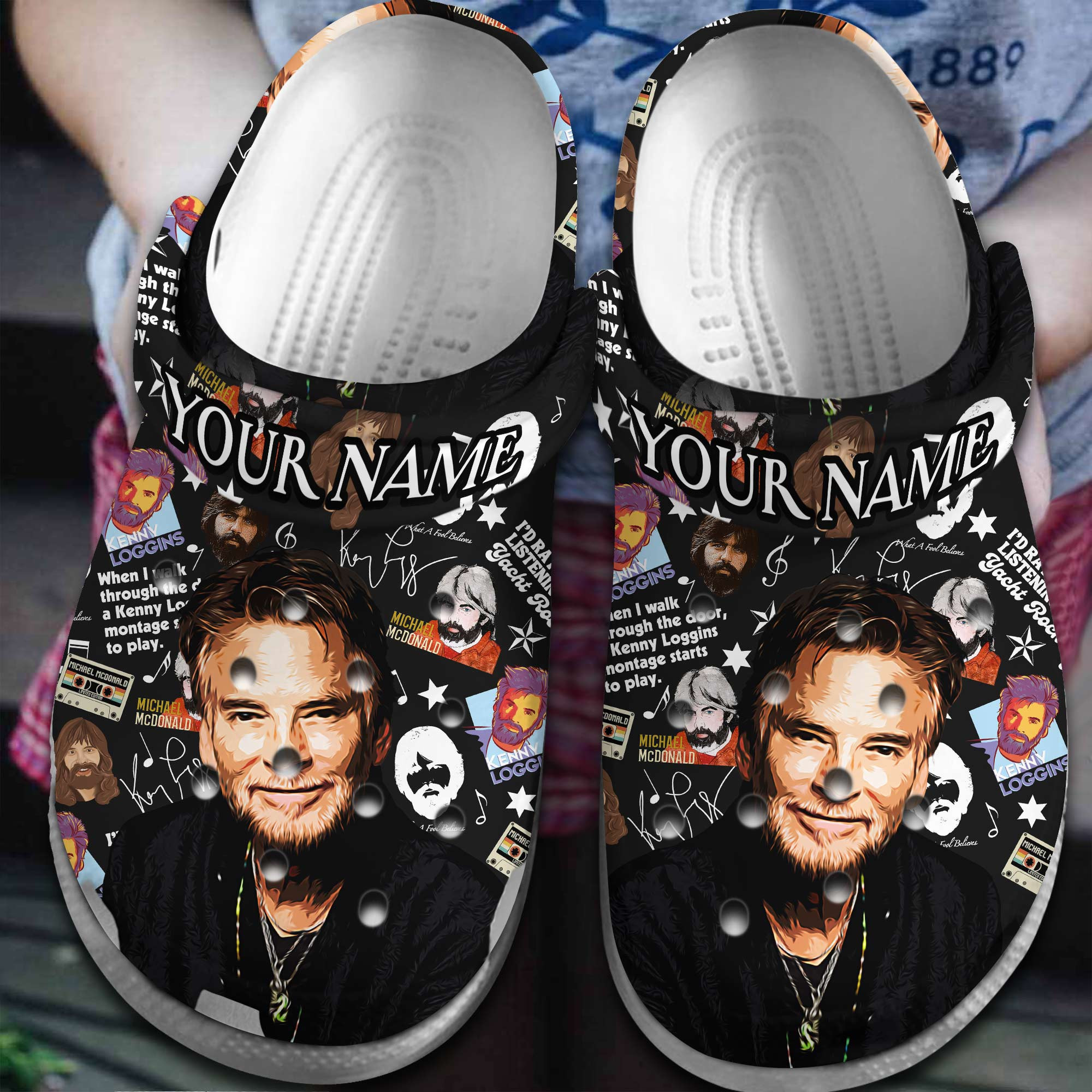 Michael Mcdonal Music Crocs Crocband Clogs Shoes