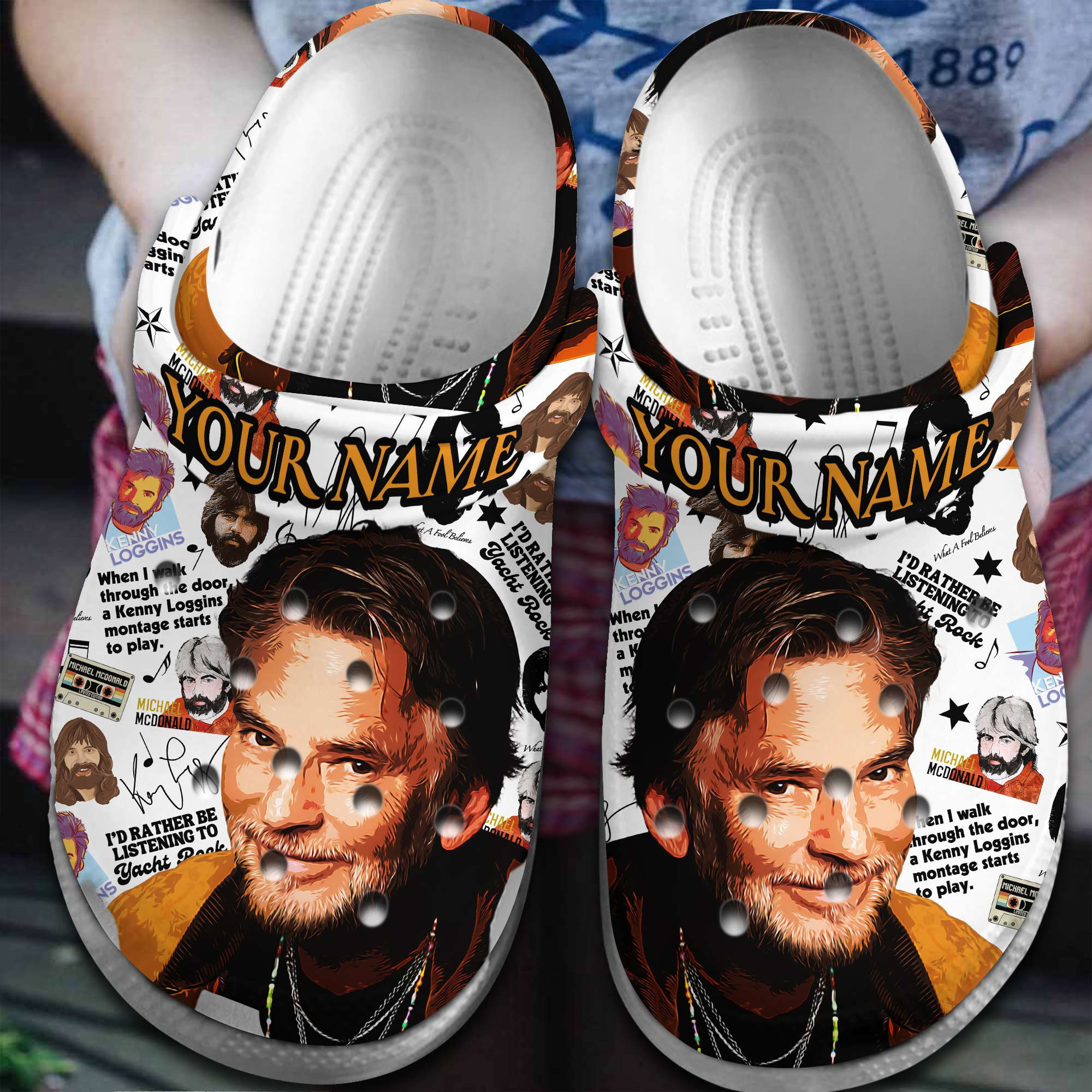 Michael Mcdonal Music Crocs Crocband Clogs Shoes