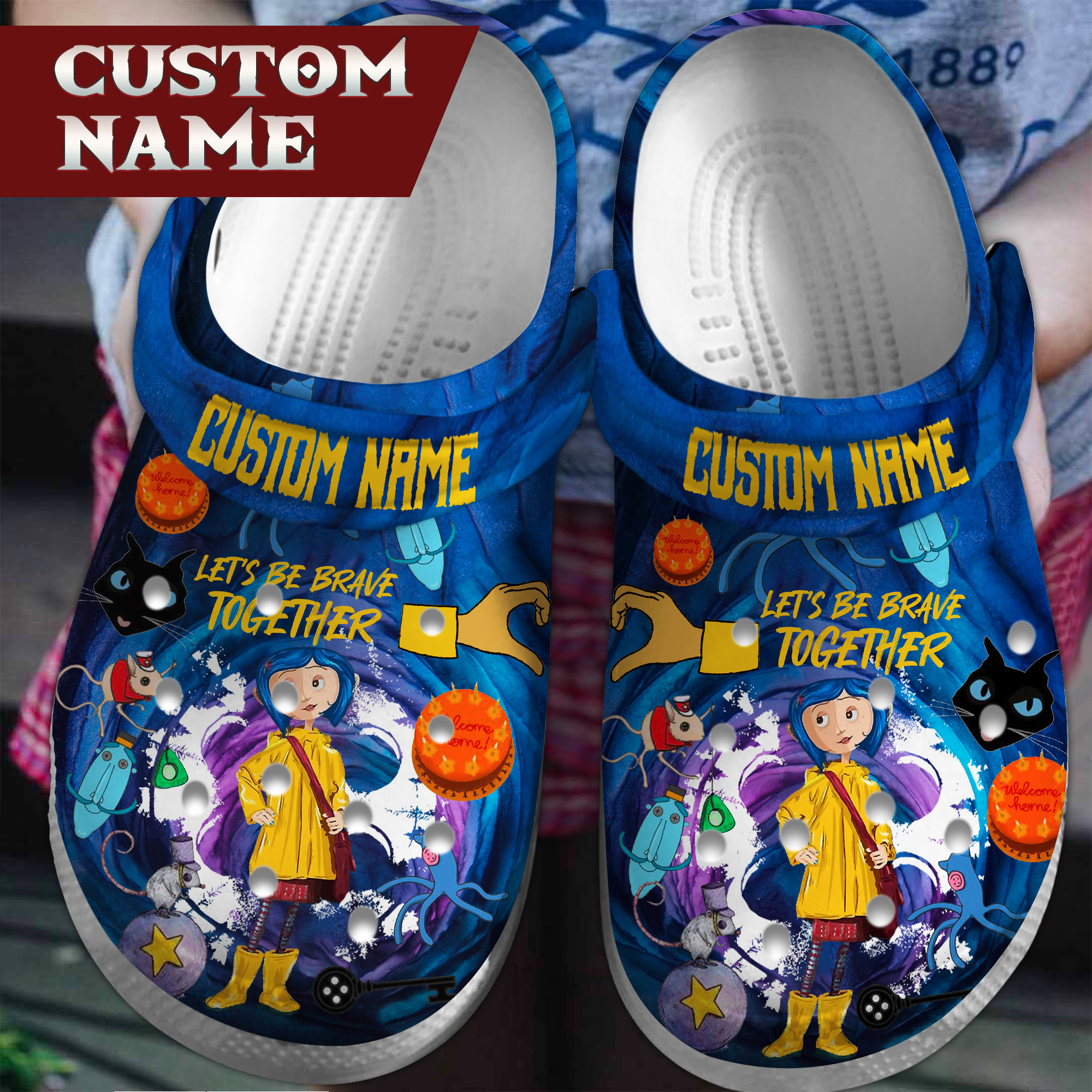 Coraline Tour Crocs Crocband Clogs Comfortable For Men Women