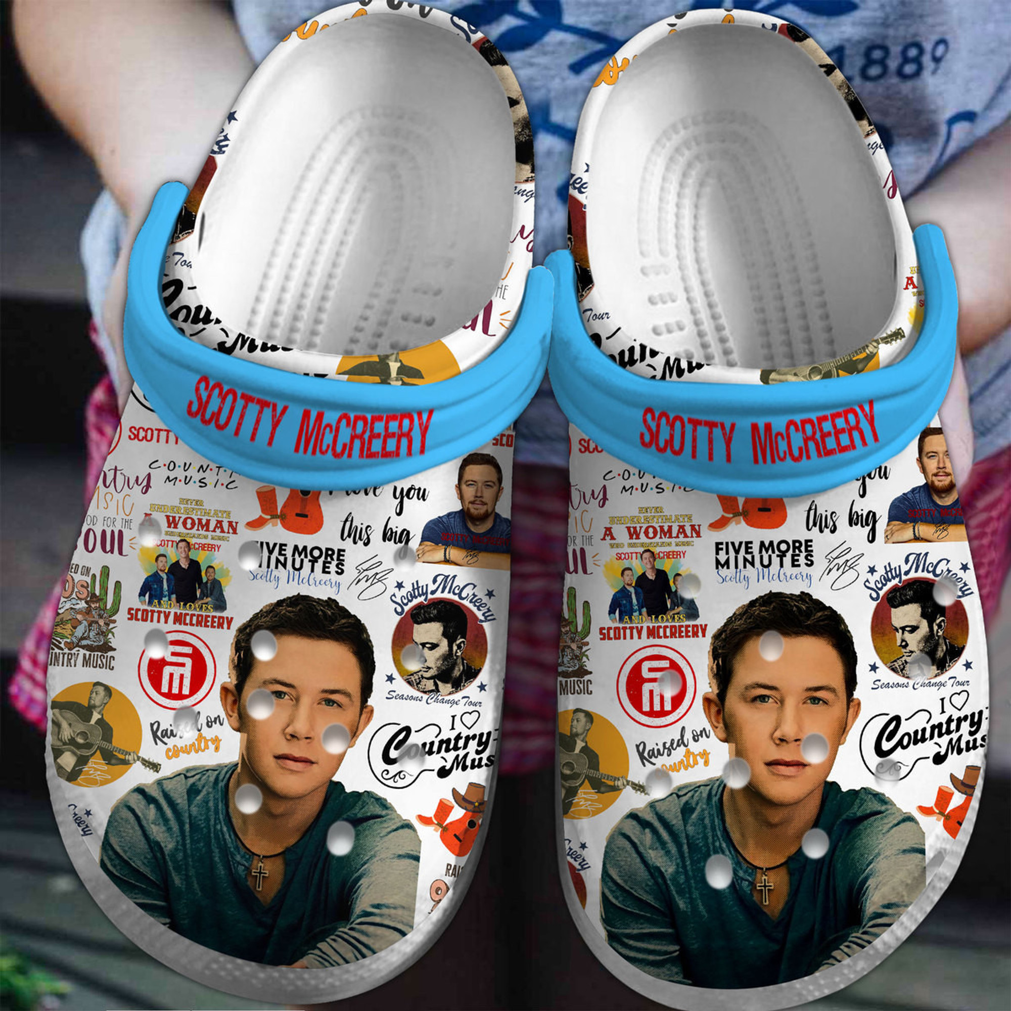 Scotty Mccreery Tour Crocs Crocband Clogs Comfortable For Men Women