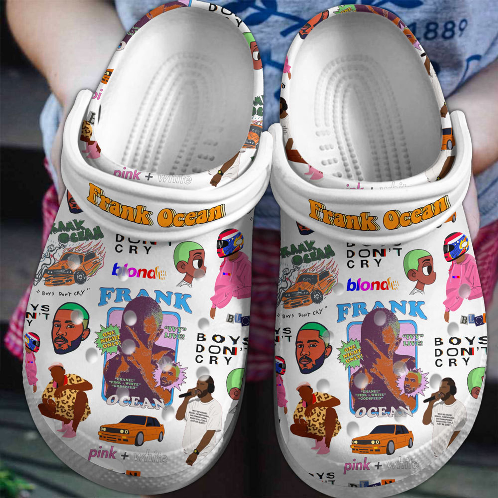 Frank Ocean Tour Crocs Crocband Clogs Comfortable For Men Women