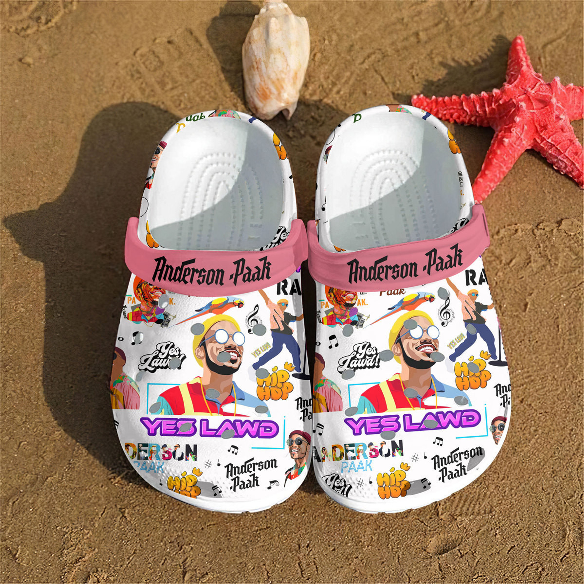 Anderson Paak Music Crocs Crocband Clogs Shoes