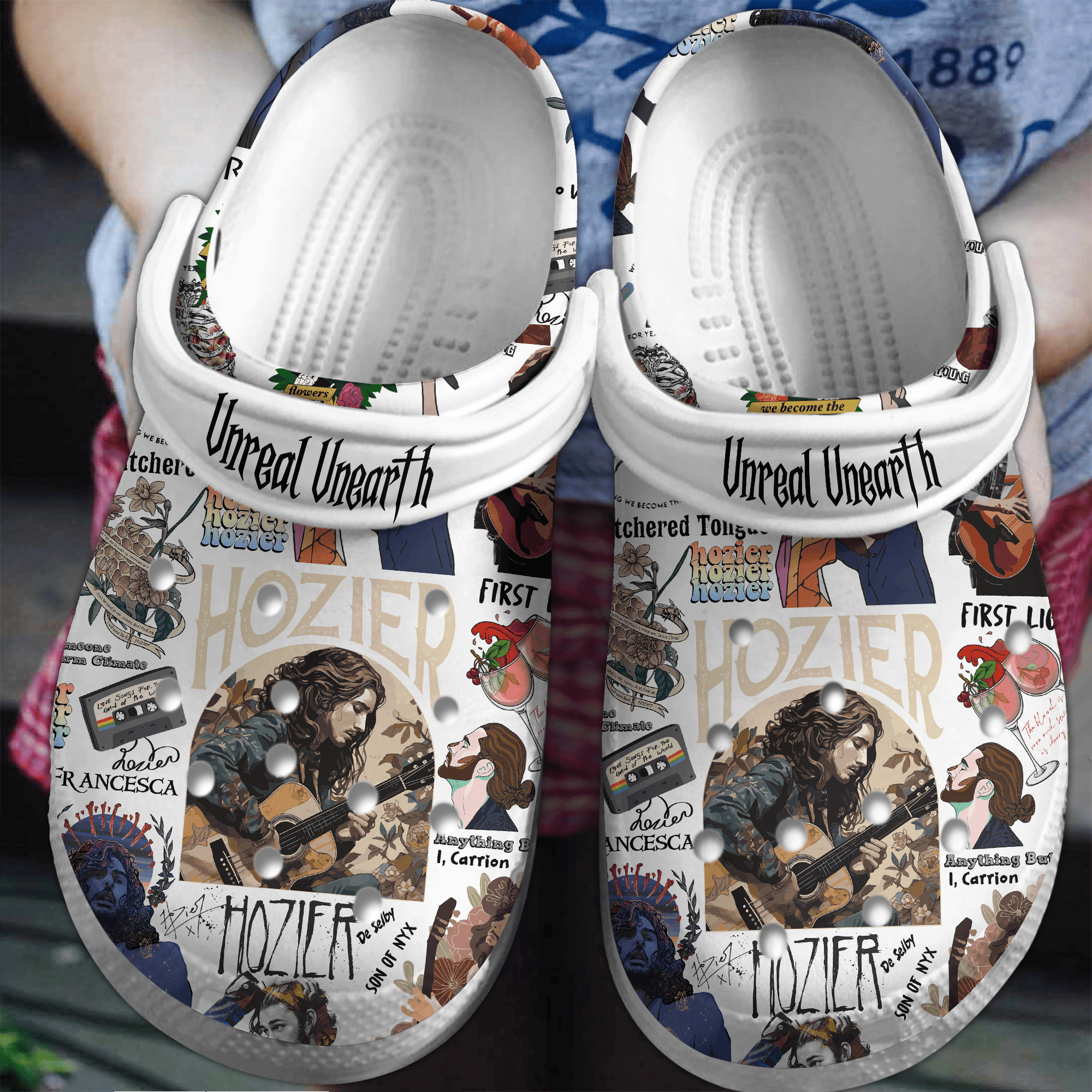 Unreal Unearth Hozier Tour Crocs Crocband Clogs Comfortable For Men Women
