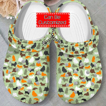 Basset Hound Camo Crocs For Men And Women