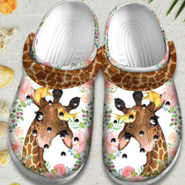 Flower Giraffe With Bird Shoes,Cute Animal Outdoor Shoes Birthday Gift For Men Women Boy Girl