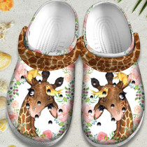 Flower Giraffe With Bird Shoes,Cute Animal Shoes Clogs Birthday Gift For Boy Girl