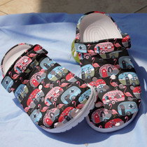 Camping With Flamingos Shoes Summer Time 2022 Custom Shoes Gift For Men Women