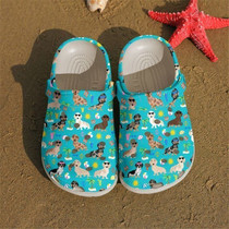 Dachshund Summer Classic Clogs Shoes
