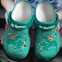 Sloth Swimming Shoes Summer 2022 No Hurries No Worries Clogs