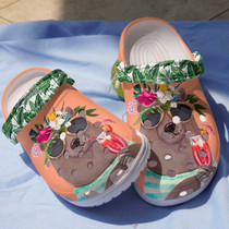 Bear Wine Shoes Happy Summer 2022 Clog Gift For Men Women