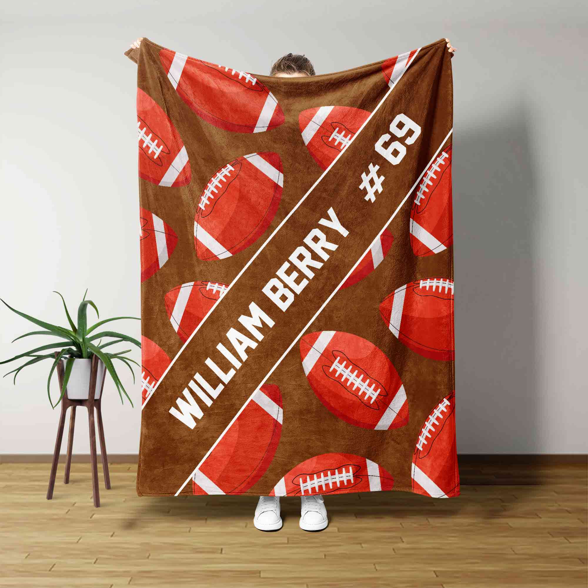 Football For Sport Fan Blanket