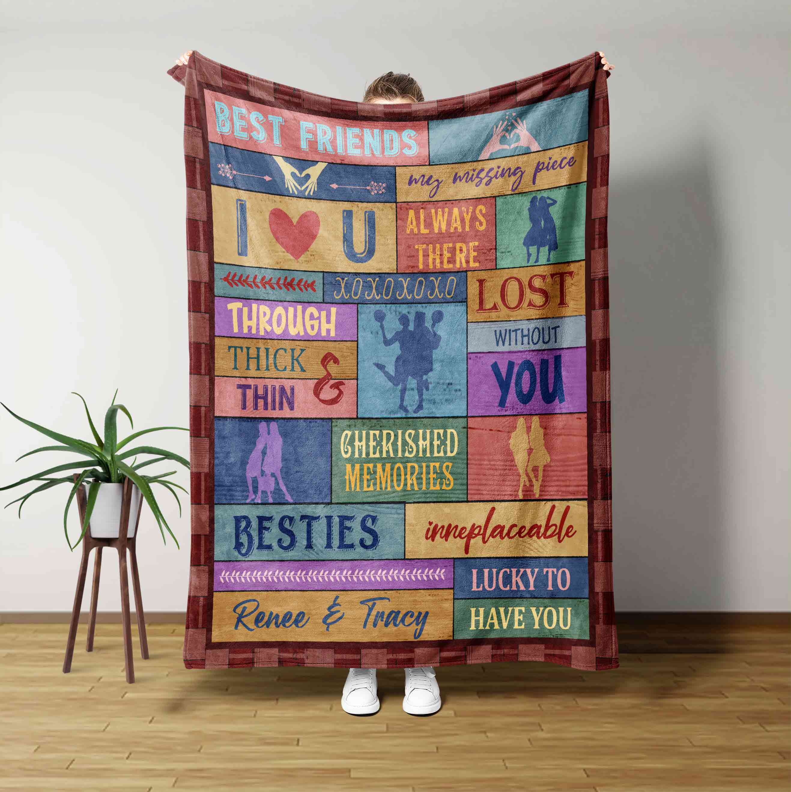 Best Friends Friendship Blanket
