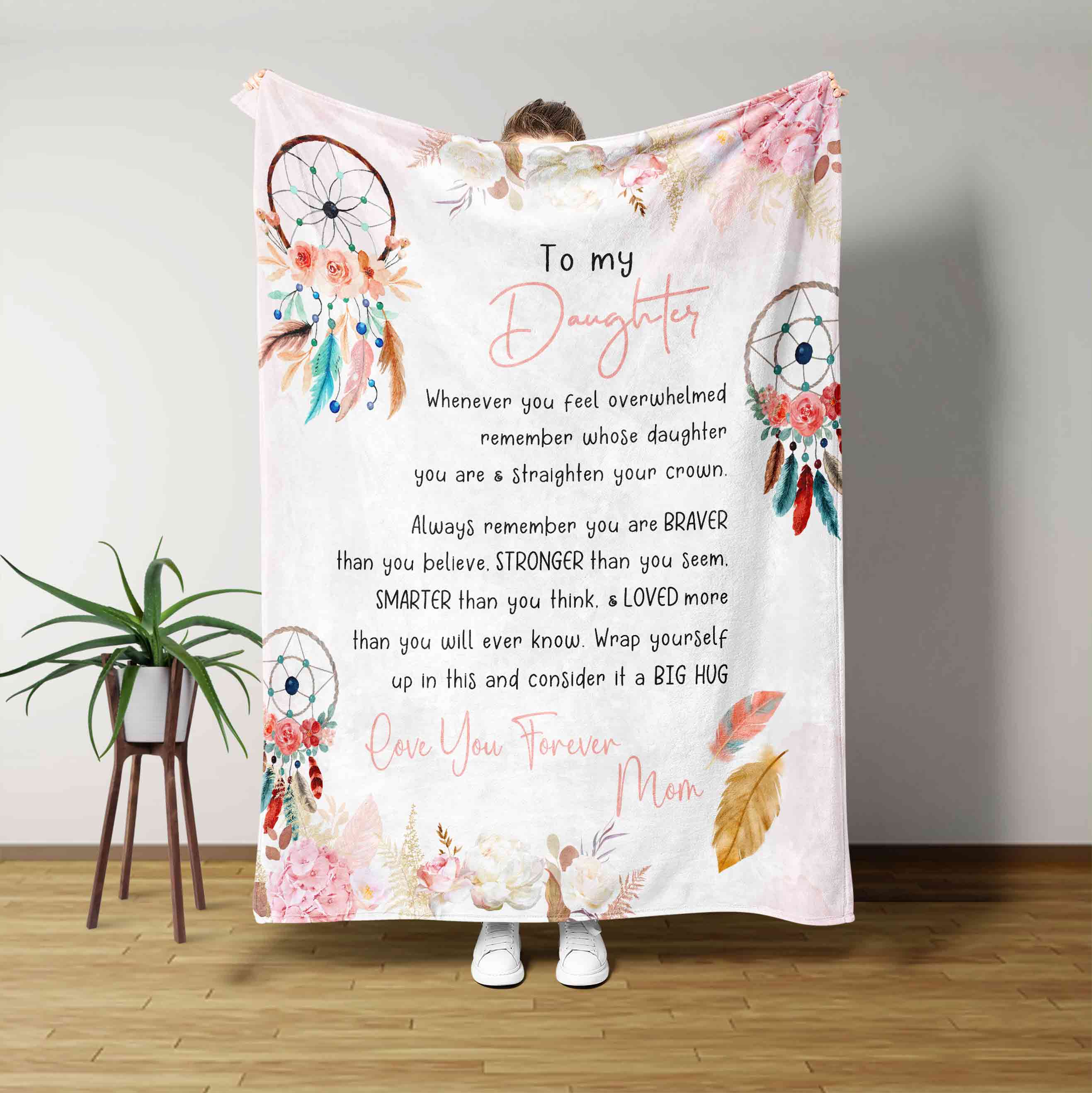 Dream Catcher To My Daughter Blanket