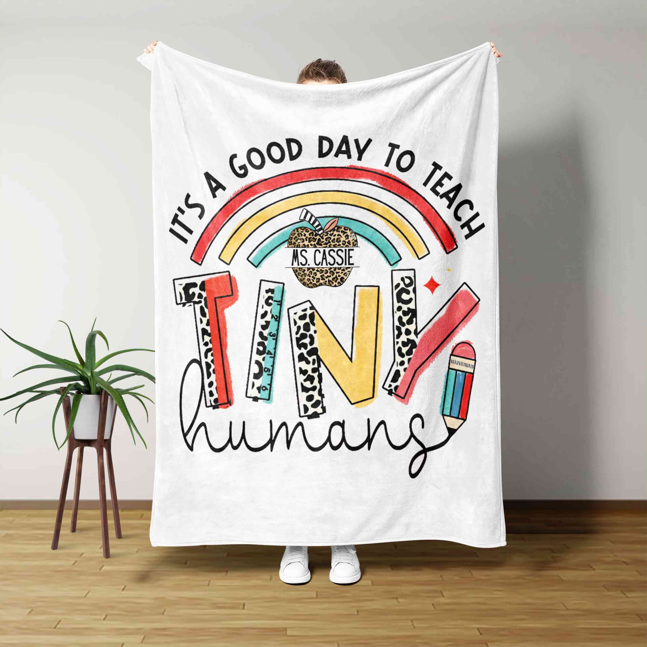Its A Good Day To Teach Tiny Humans Blanket