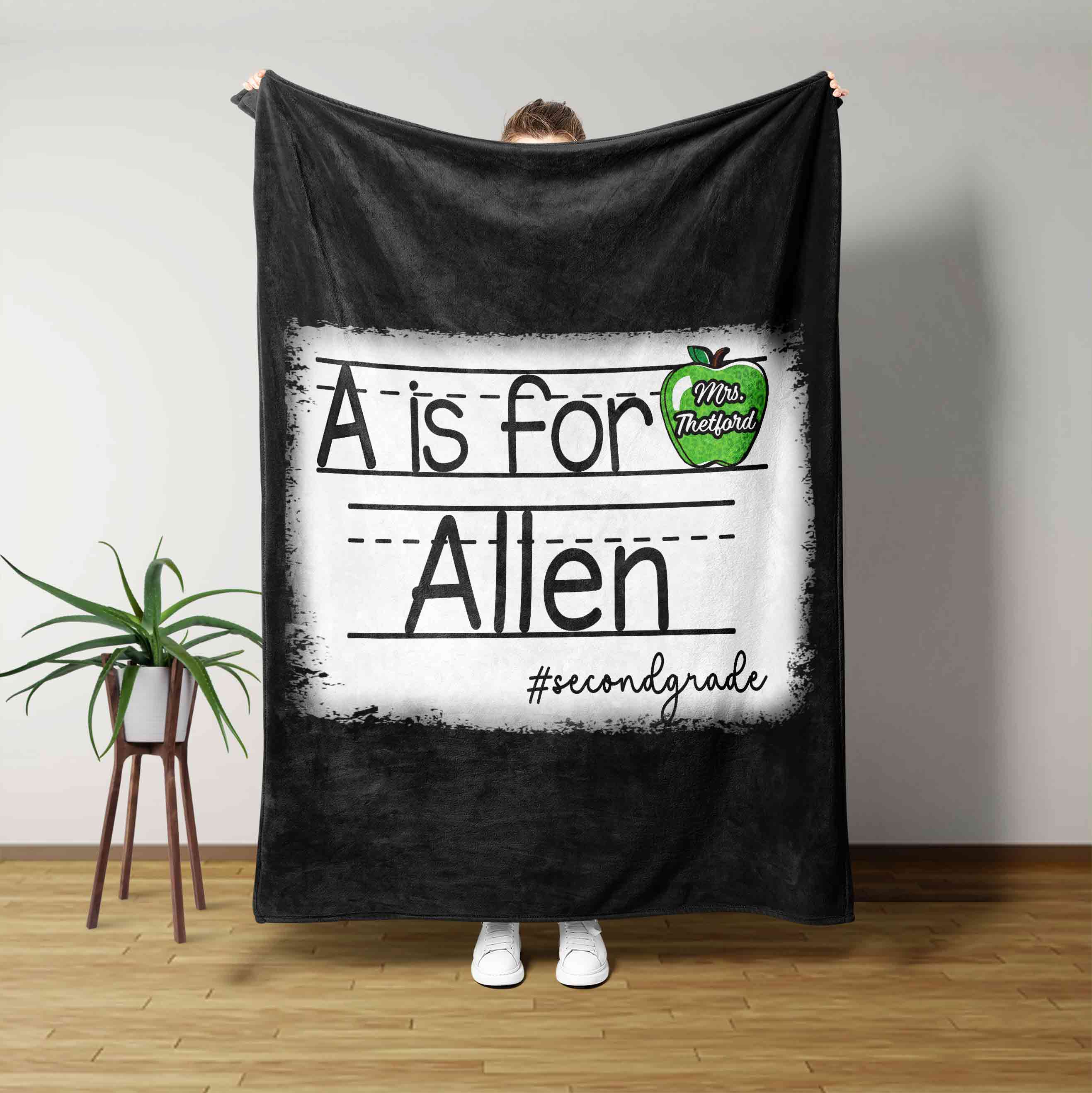 A Is For Allen Blanket