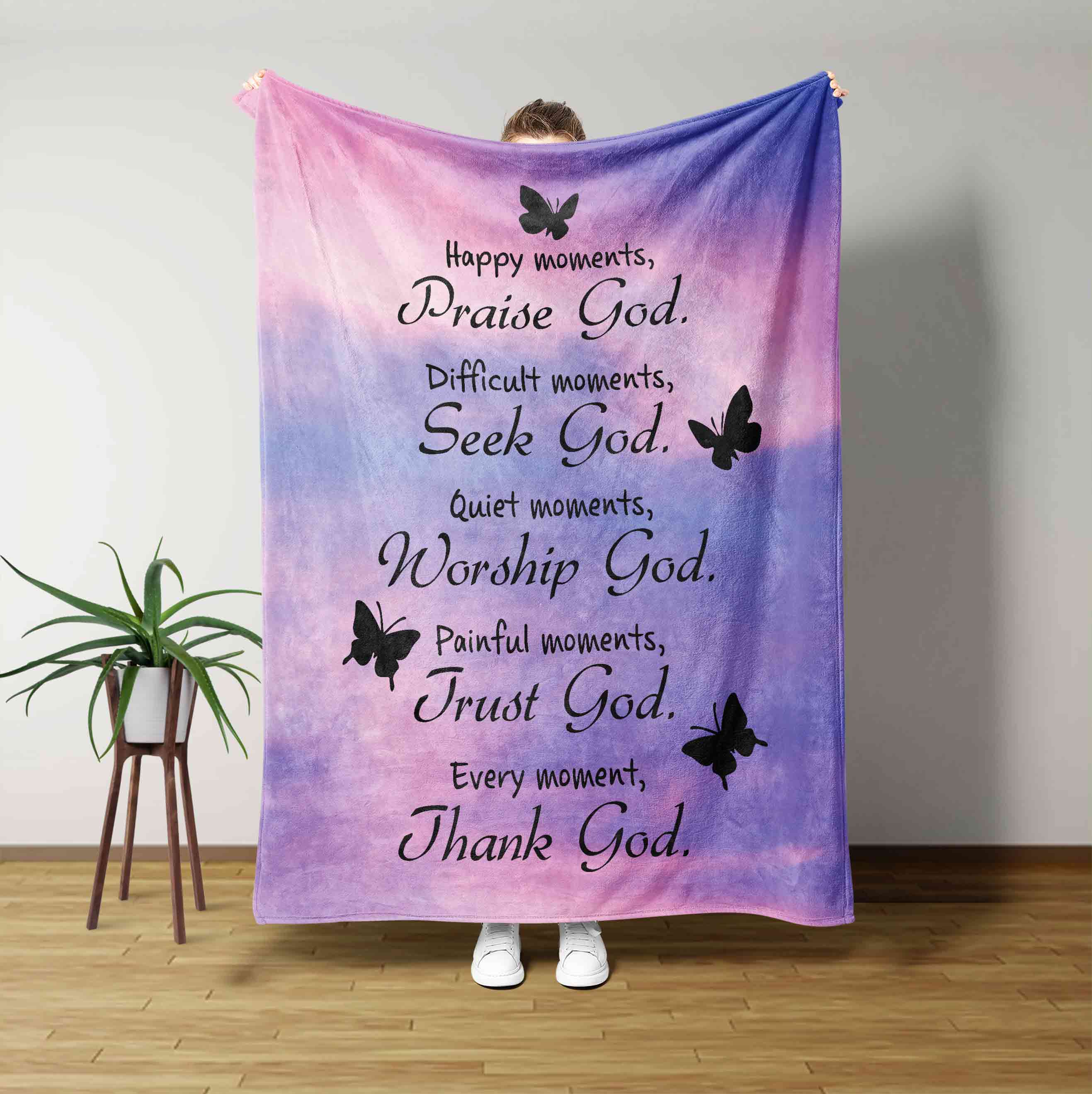 Happy Moments Blanket, God Blanket