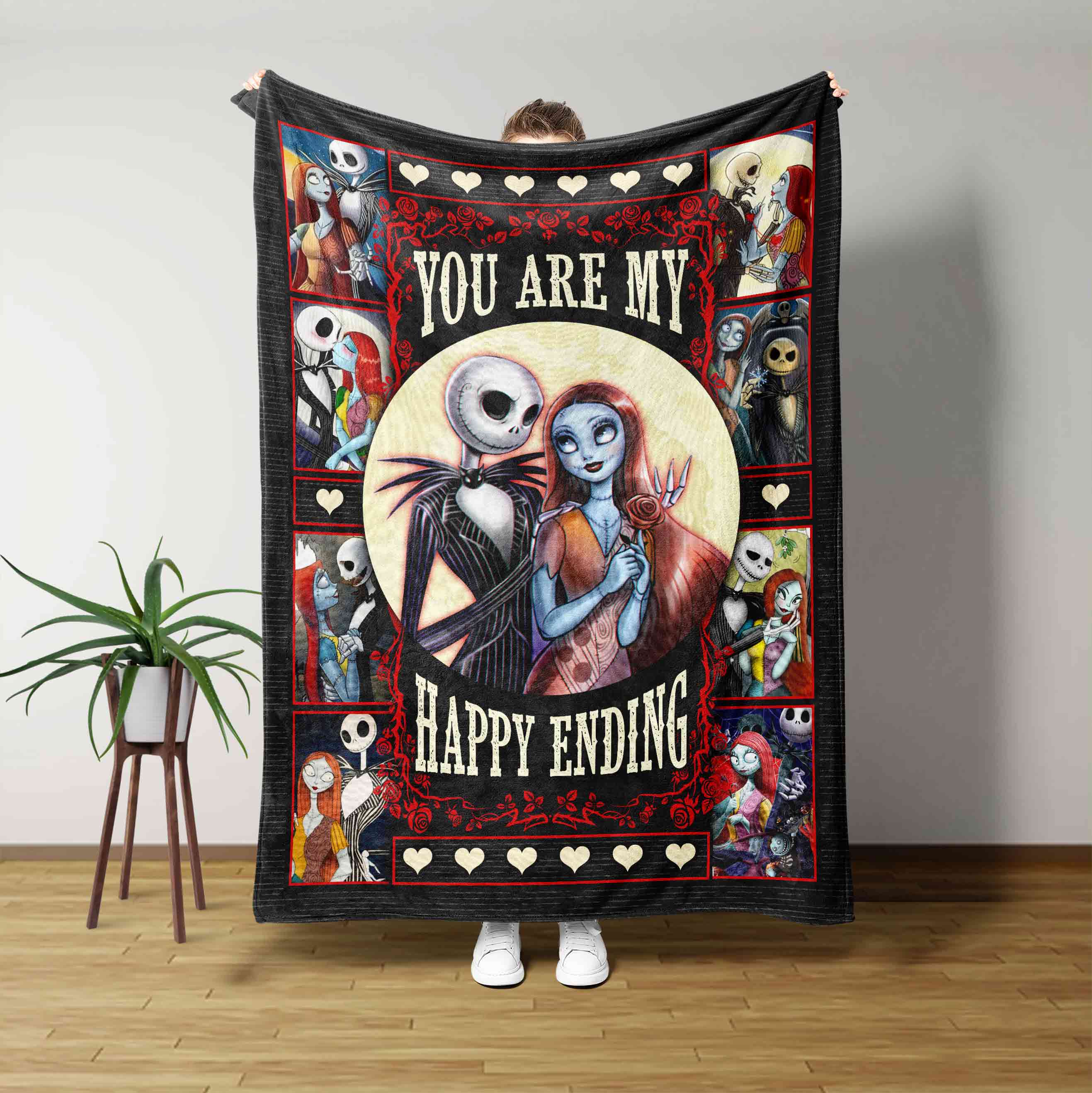 You Are My Happy Ending Blanket, Nightmare Before Christmas Blanket