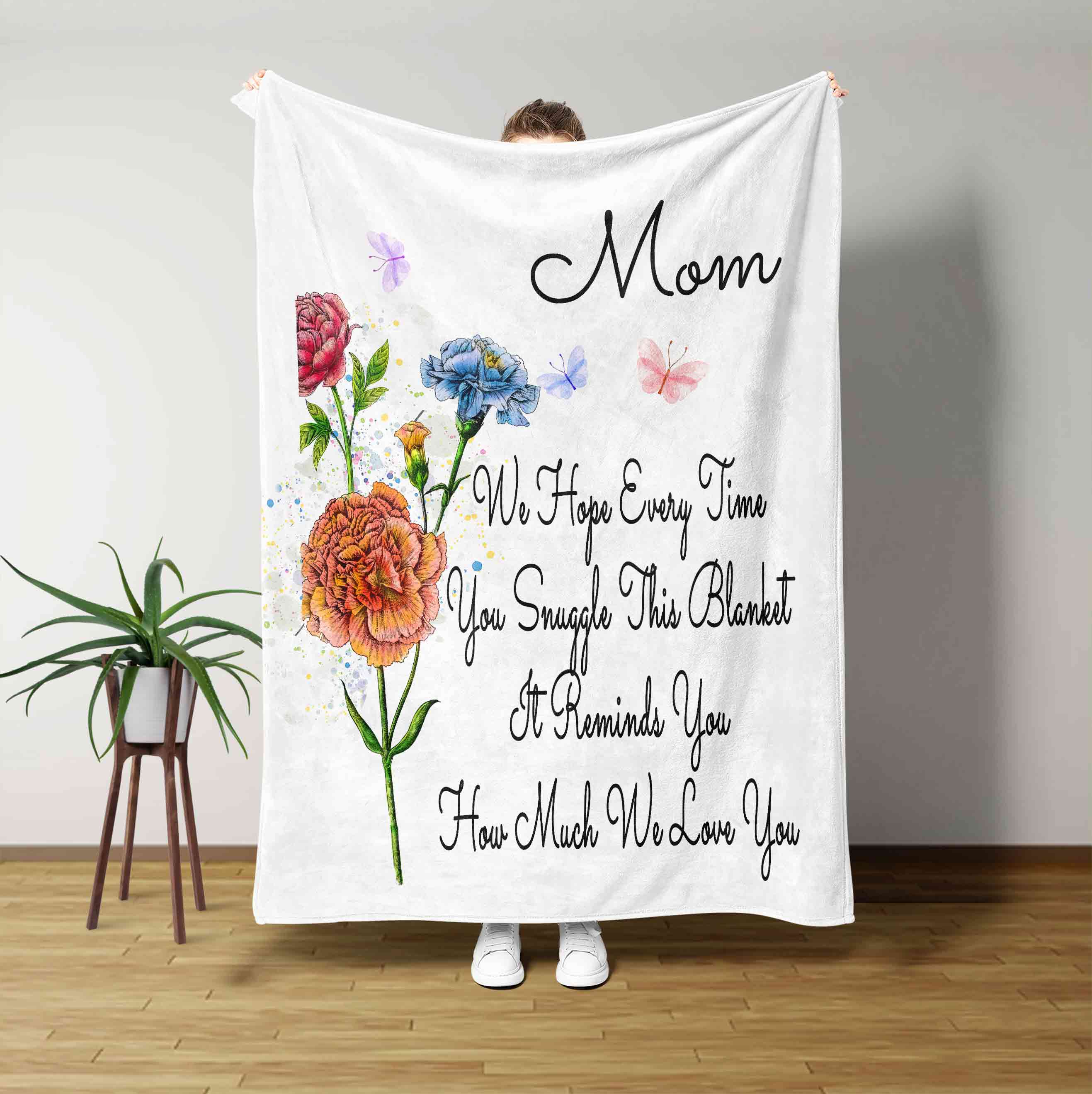 Mom How Much We Love You Blanket